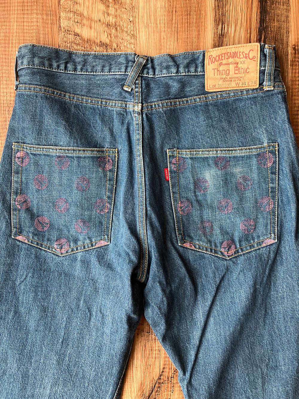 Japanese Brand ROCKETS 2002XX W31 X L29 Rare Japanese Jeans Size US 31 - 13 Thumbnail