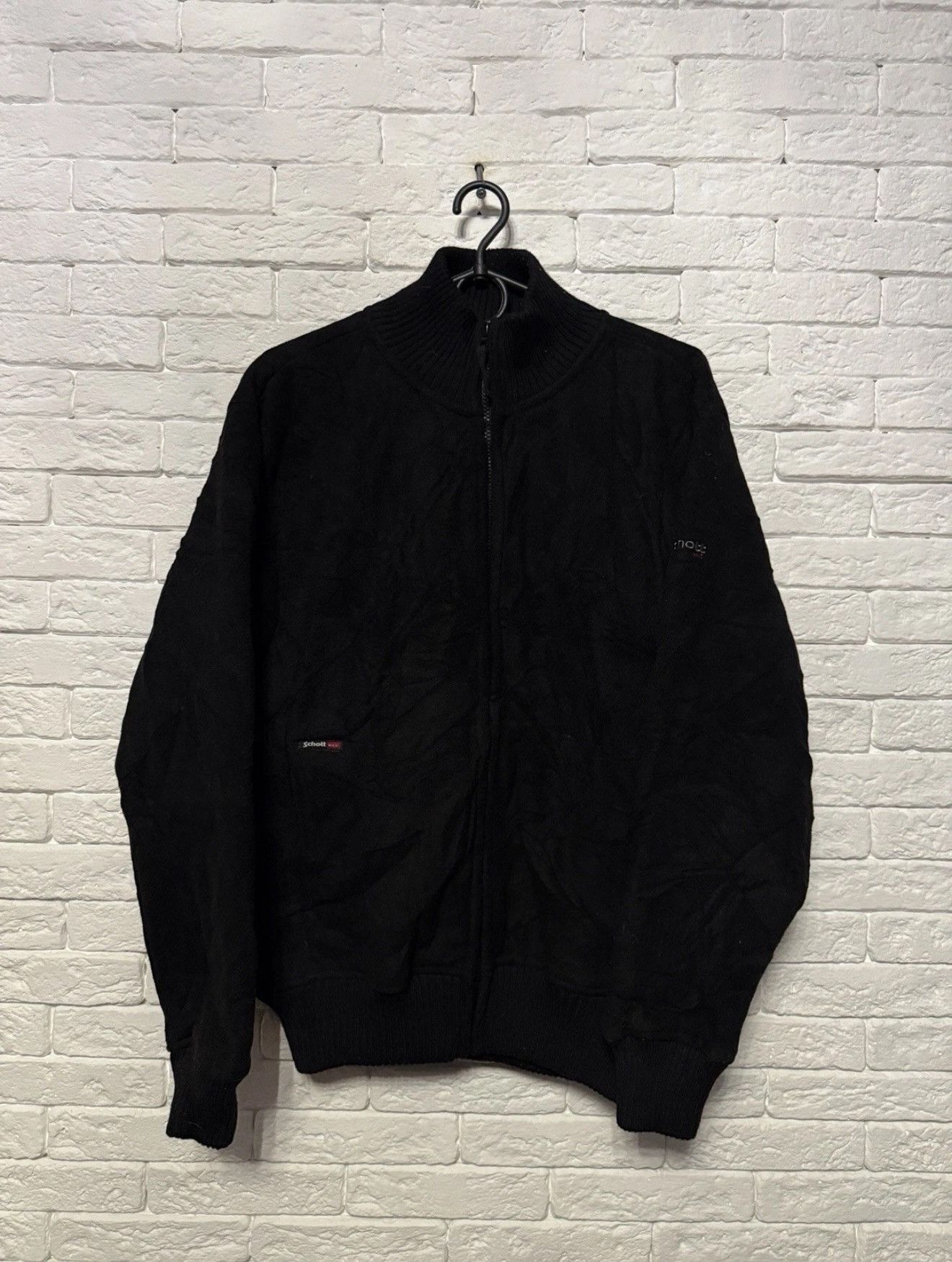 Schott Schott NYC Sherpa Bomber Jacket Full Zip Army Type Sz M Size US M / EU 48-50 / 2 - 1 Thumbnail