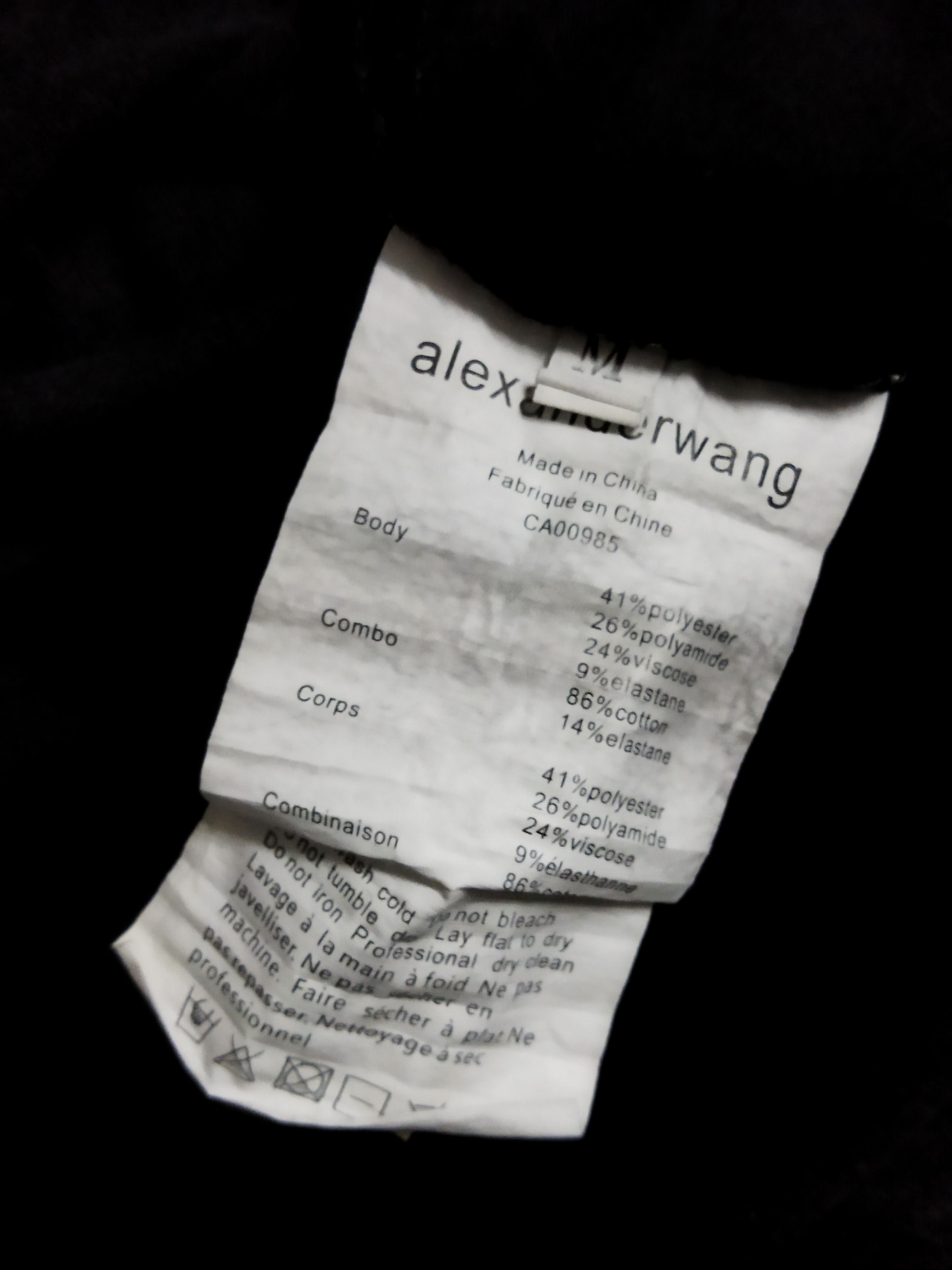 Alexander Wang Alexander Wang Acid Wash Tee Size US L / EU 52-54 / 3 - 5 Thumbnail