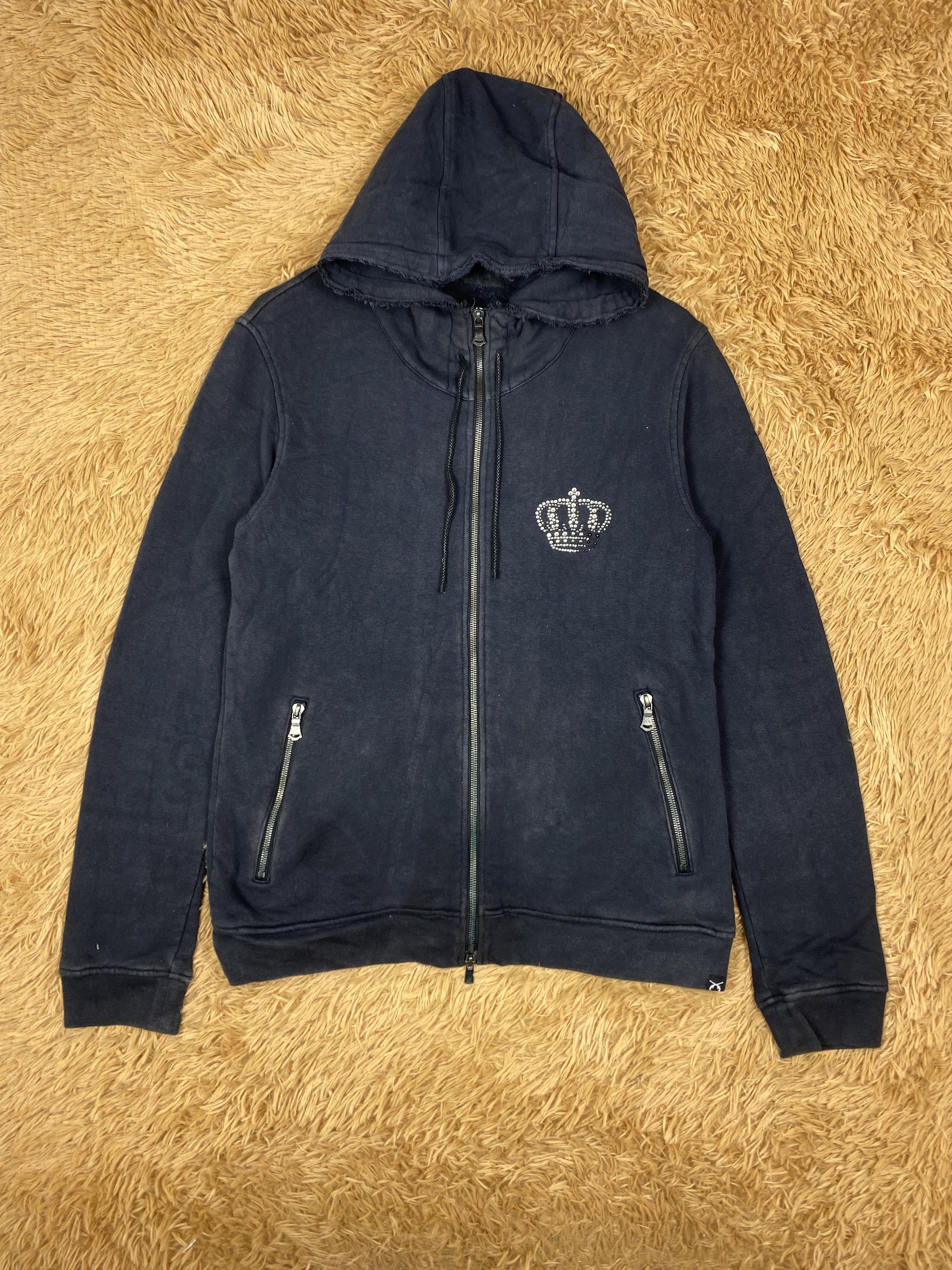 Japanese Brand Vintage Love Peace Zip Up Hoodies DJ0879 Size US L / EU 52-54 / 3 - 1 Thumbnail