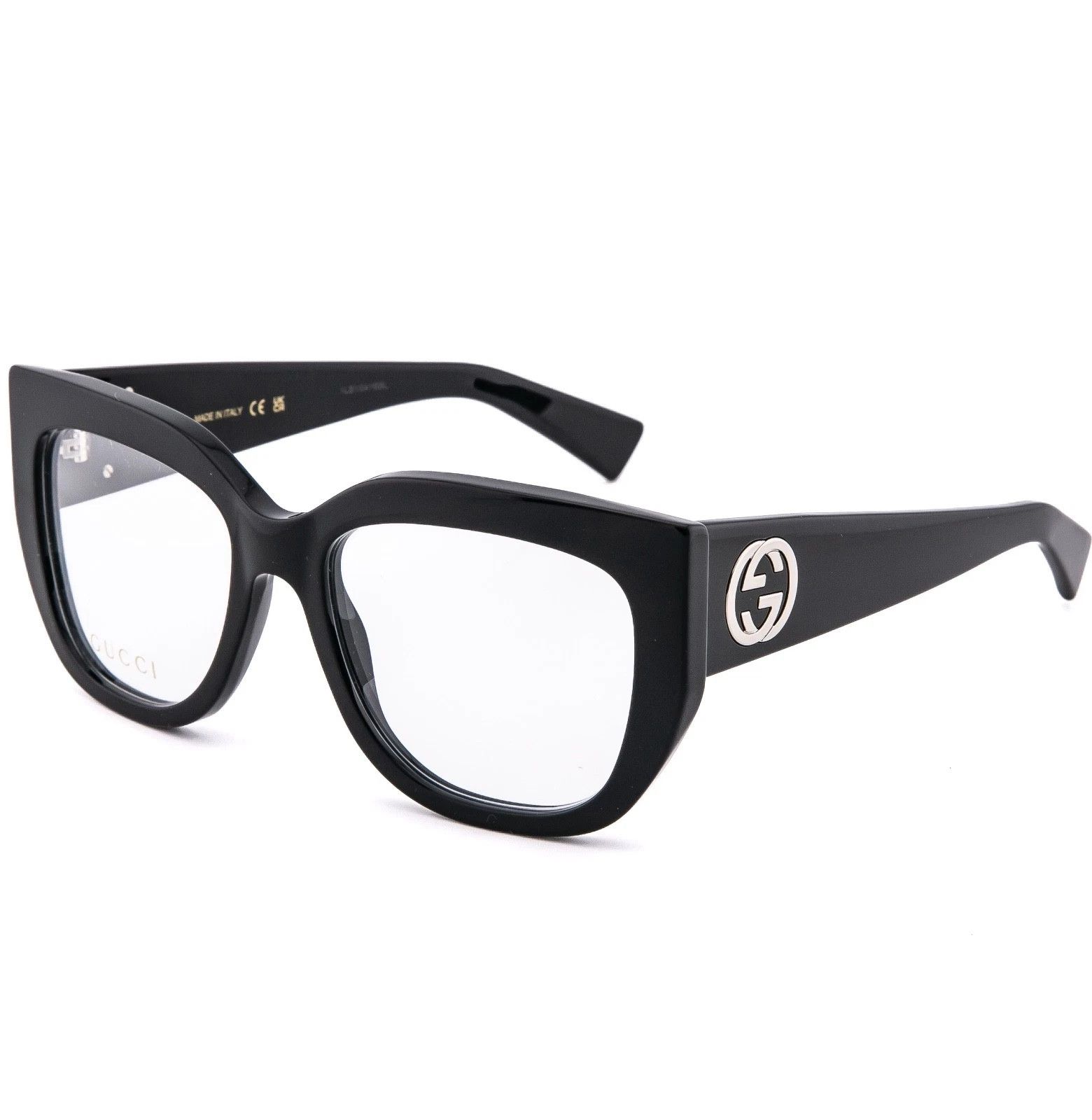 Gucci GUCCI GG1846O 1846 Black GG Silver Logo Bold Eyeglass 001 Size ONE SIZE - 5 Thumbnail