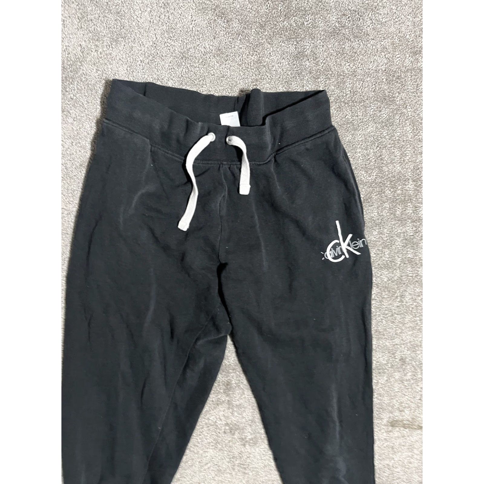 Calvin Klein Calvin Klein Performance Black Sweatpants Women's Small Logo Joggers CK Logo Cotton/Polyester Activewear 90s/Vintage Style Women S Size 28" / US 6 / IT 42 - 2 Thumbnail