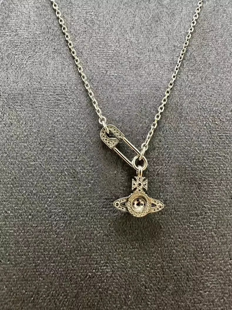 Vivienne Westwood Vivienne Westwood The Saturn necklace Size ONE SIZE - 3 Thumbnail