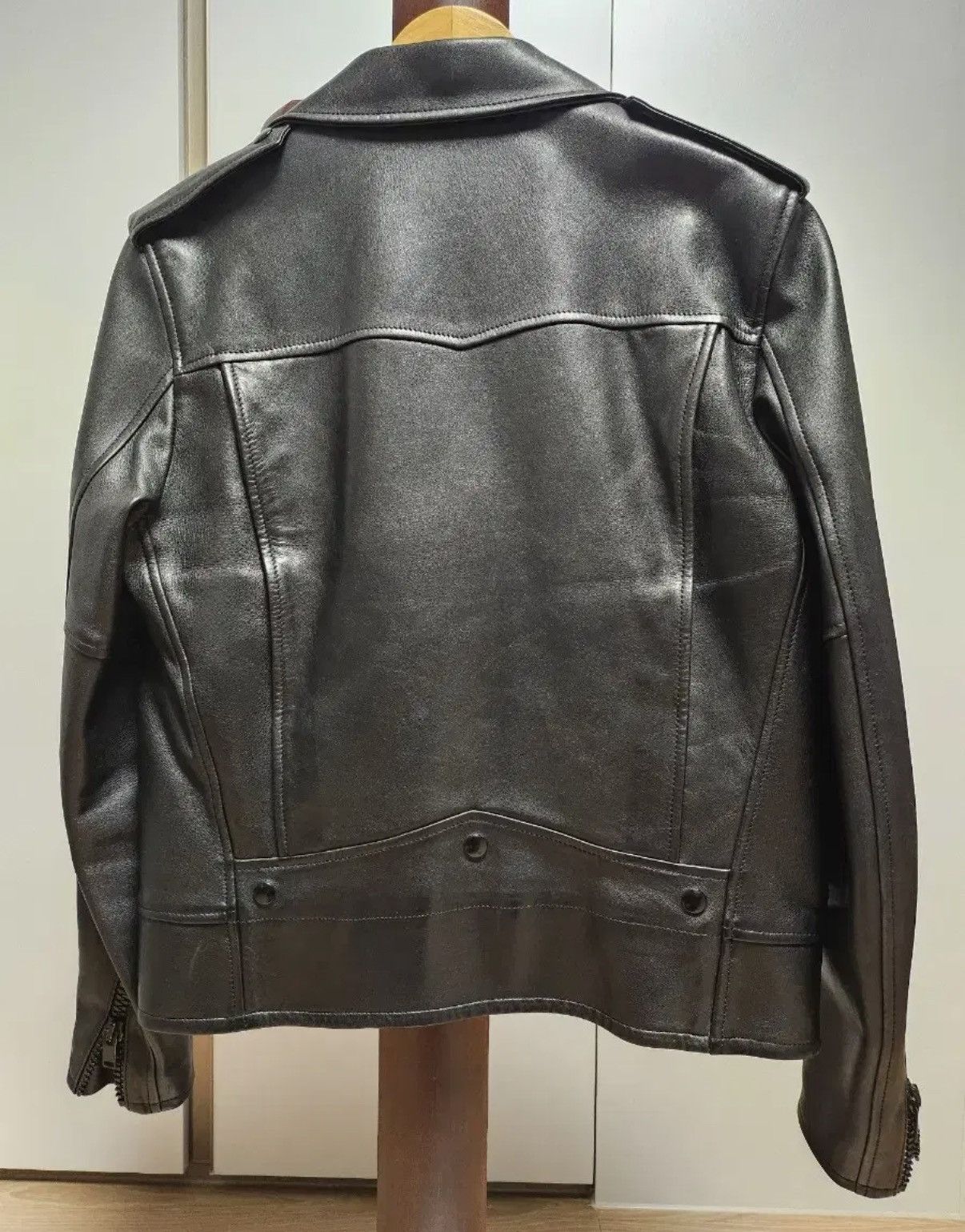 Saint Laurent Paris Saint laurent 16FW all black L01 leather biker jacket sz48 Size US M / EU 48-50 / 2 - 2 Thumbnail