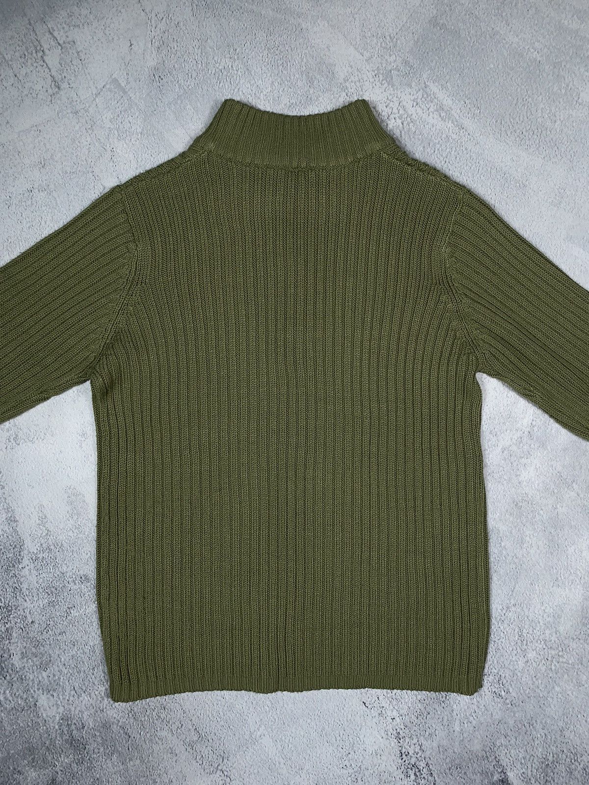 Japanese Brand × Vintage Vintage Y2K Japanese ribbed 1/4 sweater streetwear S Size US S / EU 44-46 / 1 - 6 Thumbnail