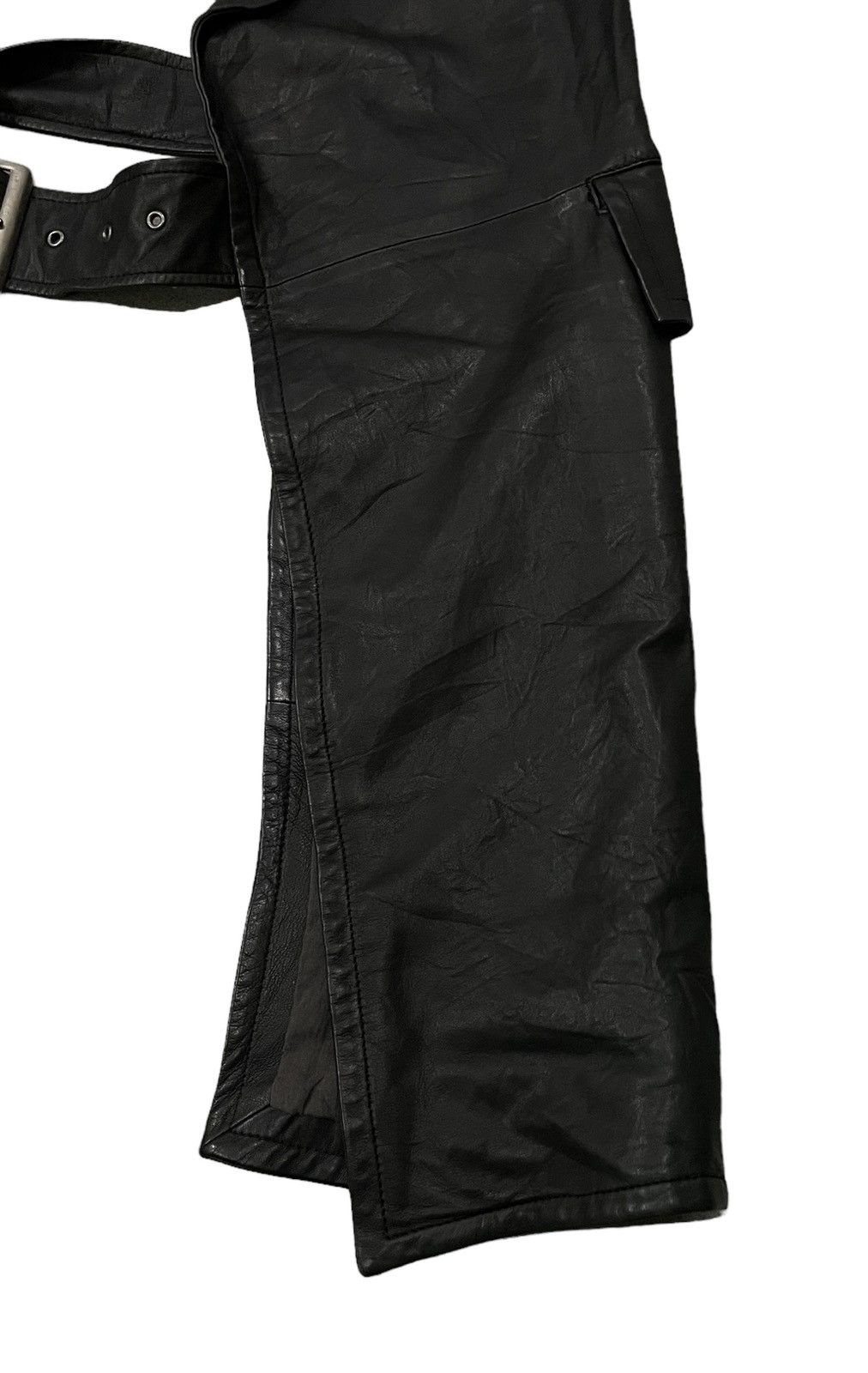 Limi Feu Limi Feu Yohji Yamamoto Punk Belted Leather Jacket Size S / US 4 / IT 40 - 3 Thumbnail