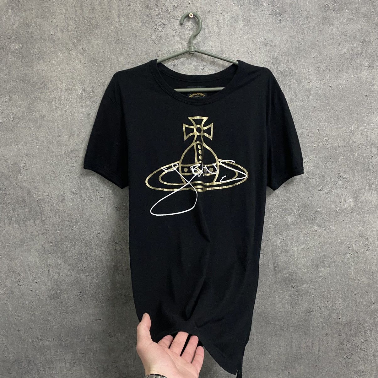 Vivienne Westwood Vintage Vivienne Westwood T-Shirt Big Logo Tee Size US L / EU 52-54 / 3 - 2 Thumbnail