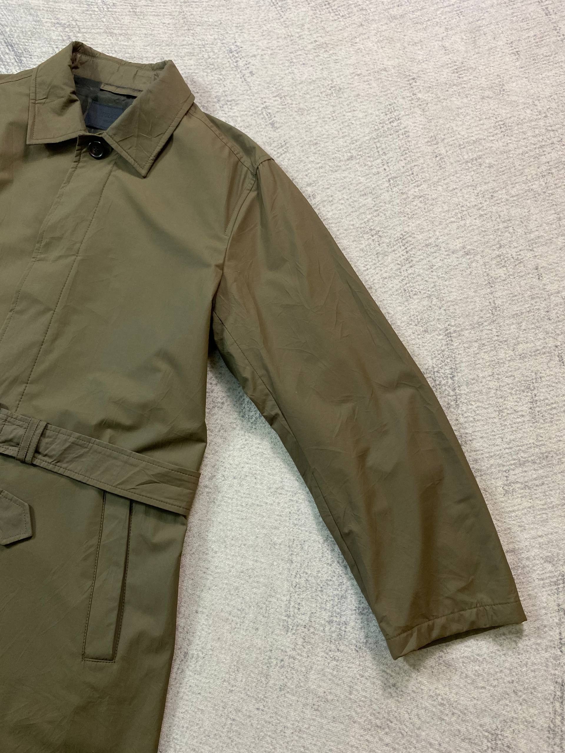 Prada Prada Belted Trench Coat Olive Size US M / EU 48-50 / 2 - 4 Thumbnail