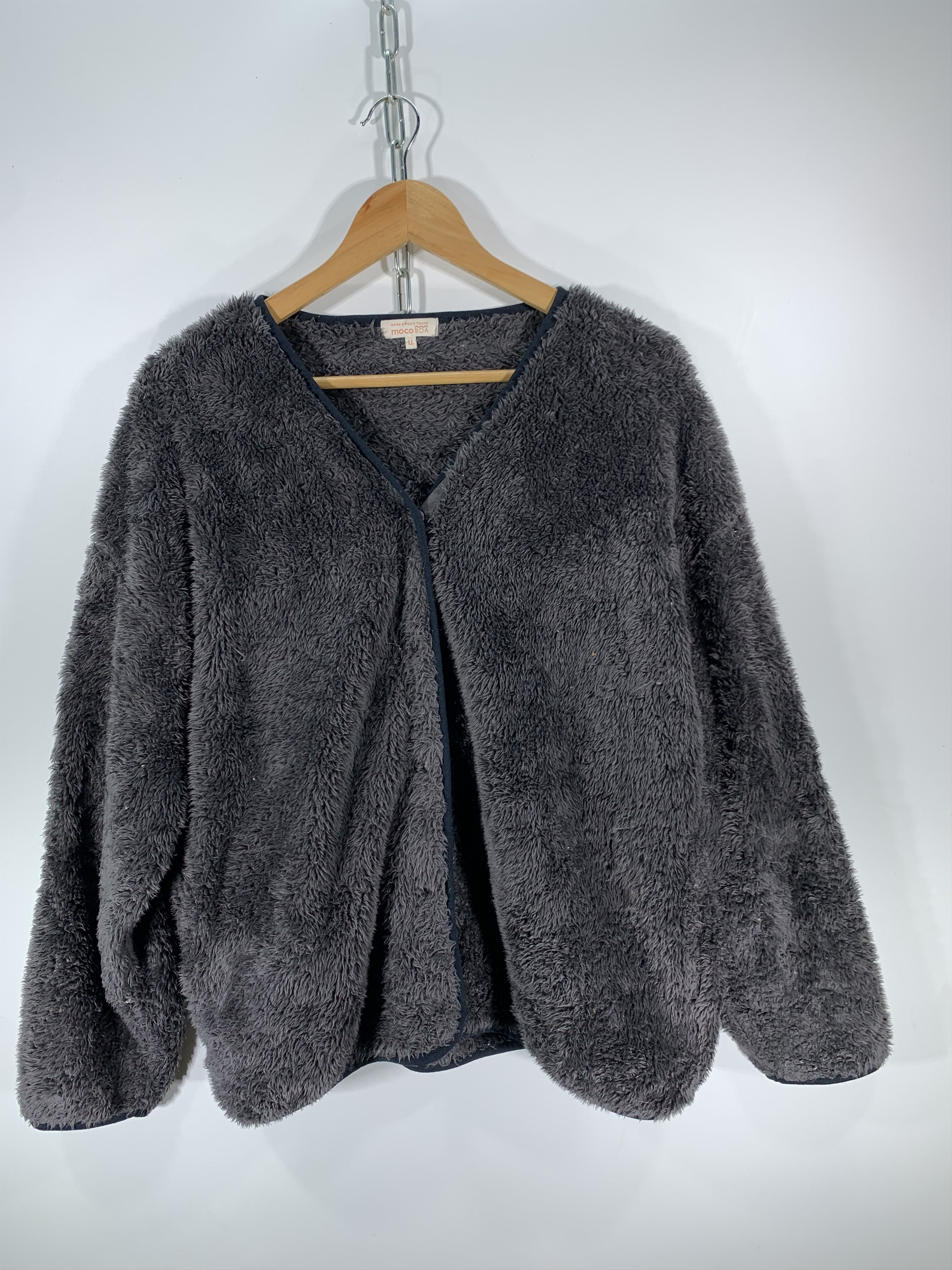 Japanese Brand ⚡️Pile Fleece Cardigan Button Snap Size US L / EU 52-54 / 3 - 1 Thumbnail