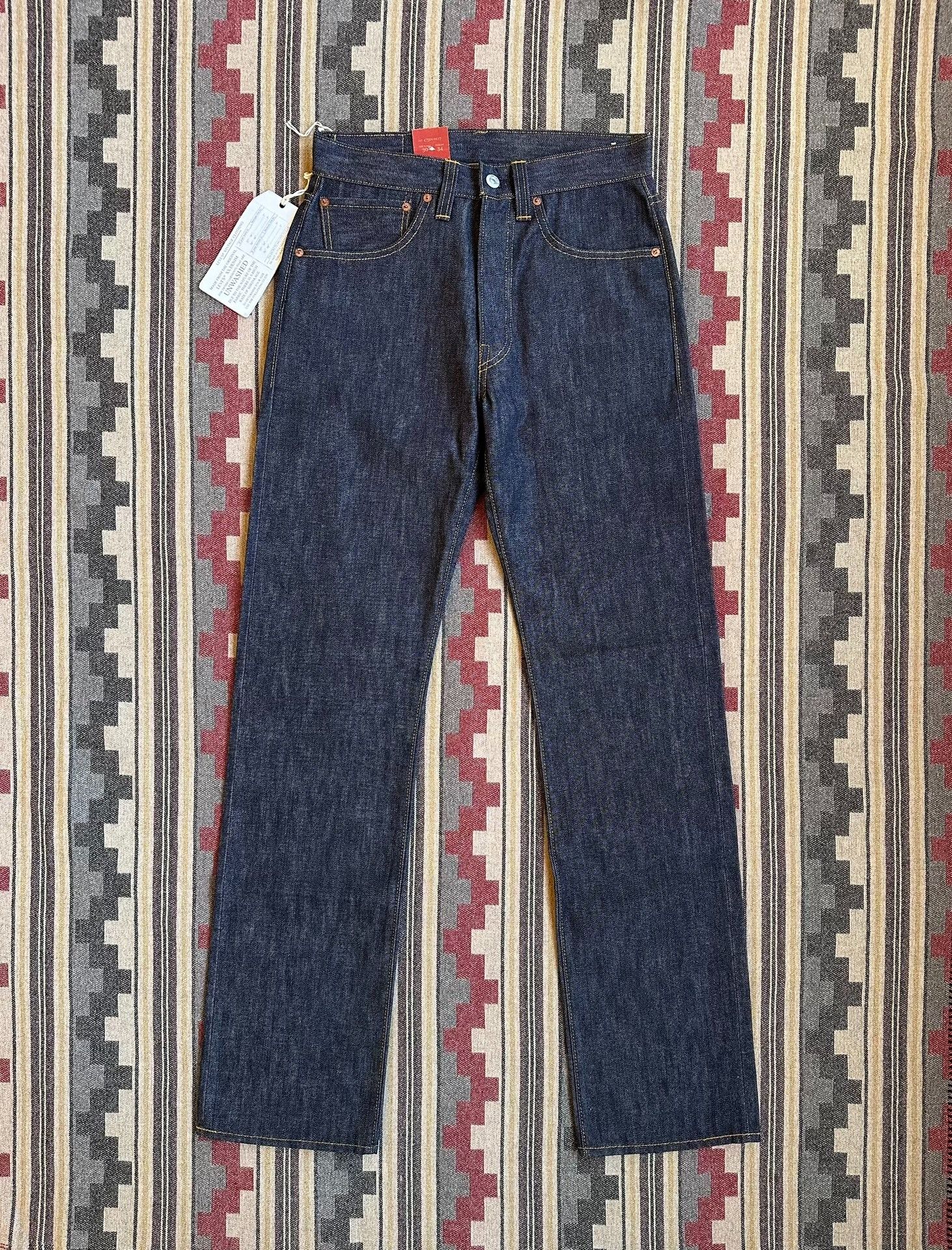 Levi's Vintage Clothing levi's lvc 1947 501xx raw denim jeans Size US 30 / EU 46 - 1 Thumbnail