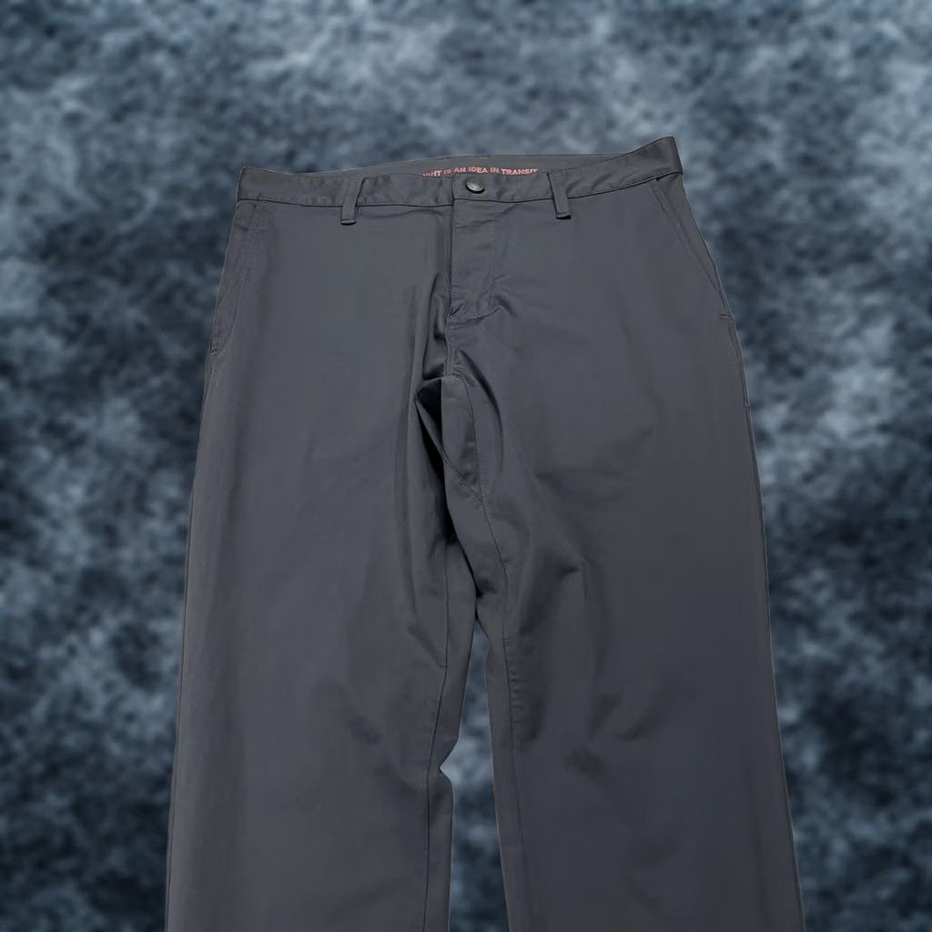 Rhone Rhone Mens Pants 31x29 Slim Black Chino Zip Ankle Tapered City Preppy Sports Pants Size US 31 - 1 Thumbnail