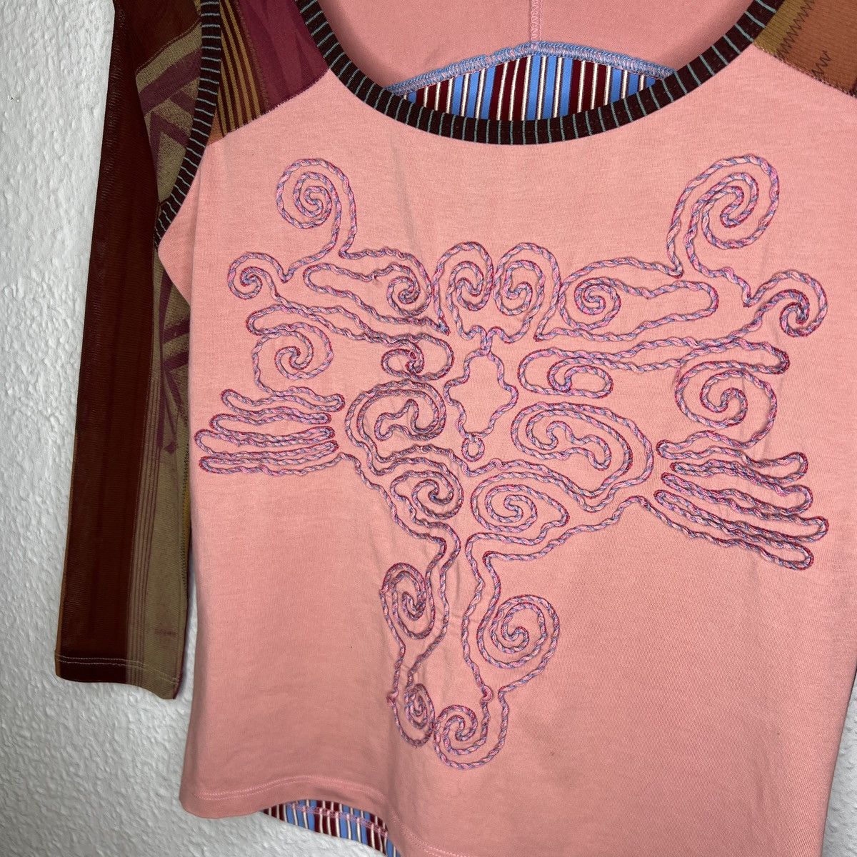 Japanese Brand SAVE THE QUEEN mesh top engraving like jean paul gailtier Size L / US 10 / IT 46 - 7 Thumbnail