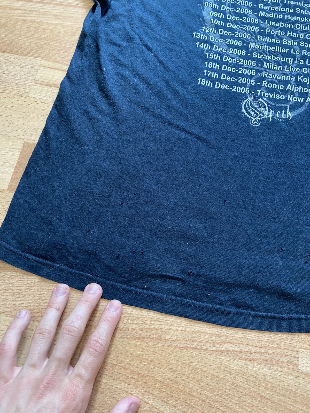 Vintage T-shirt 2006 Opeth concert tour in Europe Size US L / EU 52-54 / 3 - 8 Thumbnail