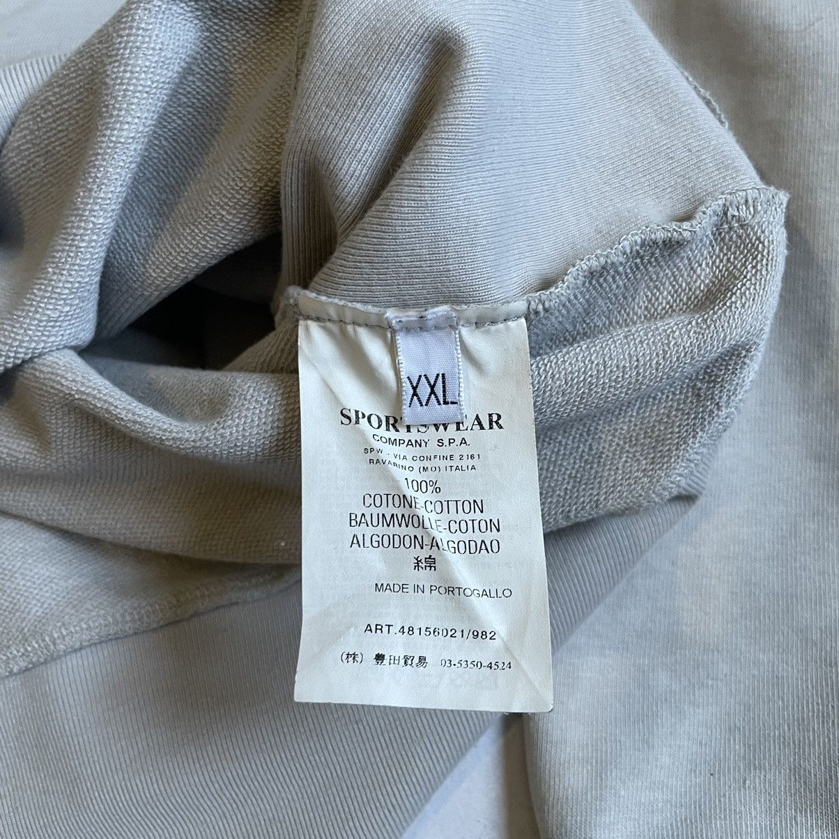 Stone Island × Vintage Stone Island Vintage S/S2008 Sweatshirt Size US XL / EU 56 / 4 - 7 Thumbnail