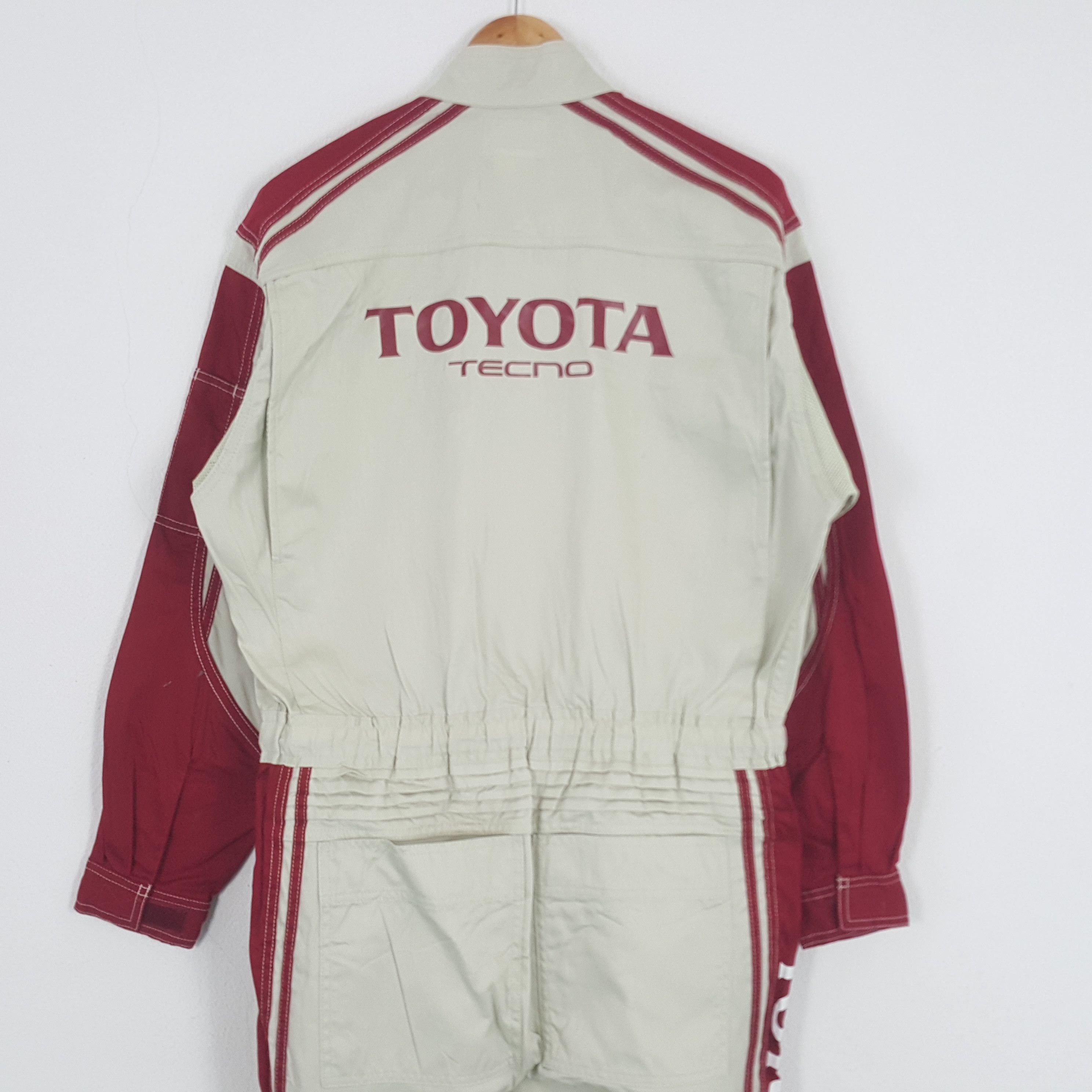 Japanese Brand × Vintage Vintage Tecno Toyota Japanese Brand Coverall Jacket Size US M / EU 48-50 / 2 - 2 Thumbnail
