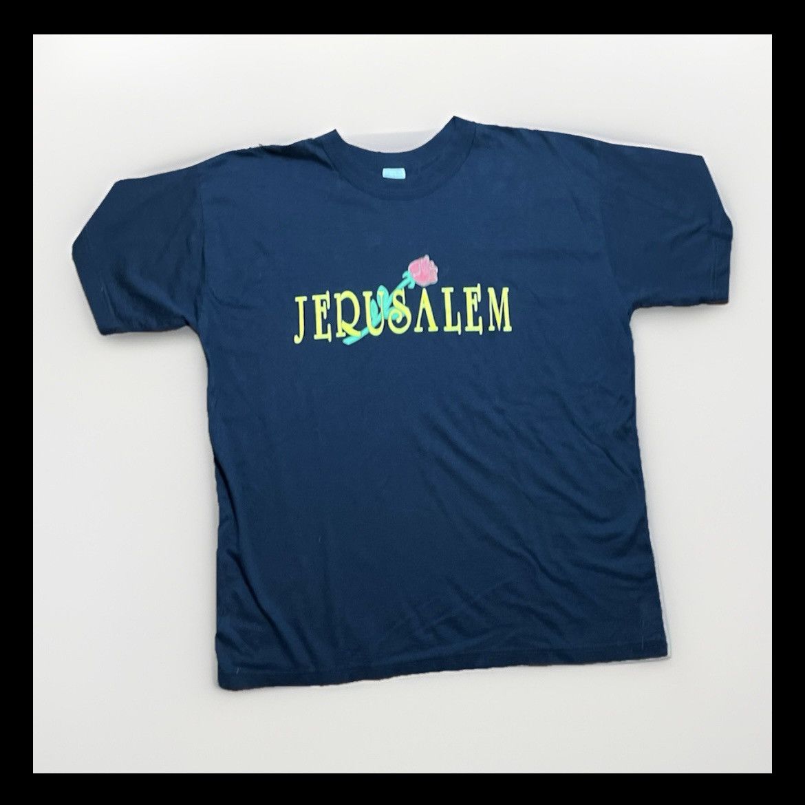 Other Vintage Jerusalem Rose Tee – XXL – Made in Jerusalem Size US XXL / EU 58 / 5 - 2 Thumbnail