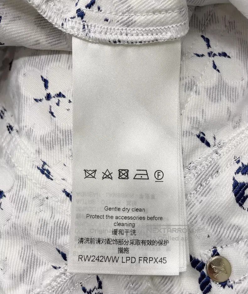 Louis Vuitton Louis Vuitton Blue Full Flower Jeans Size US 36 / EU 52 - 6 Thumbnail