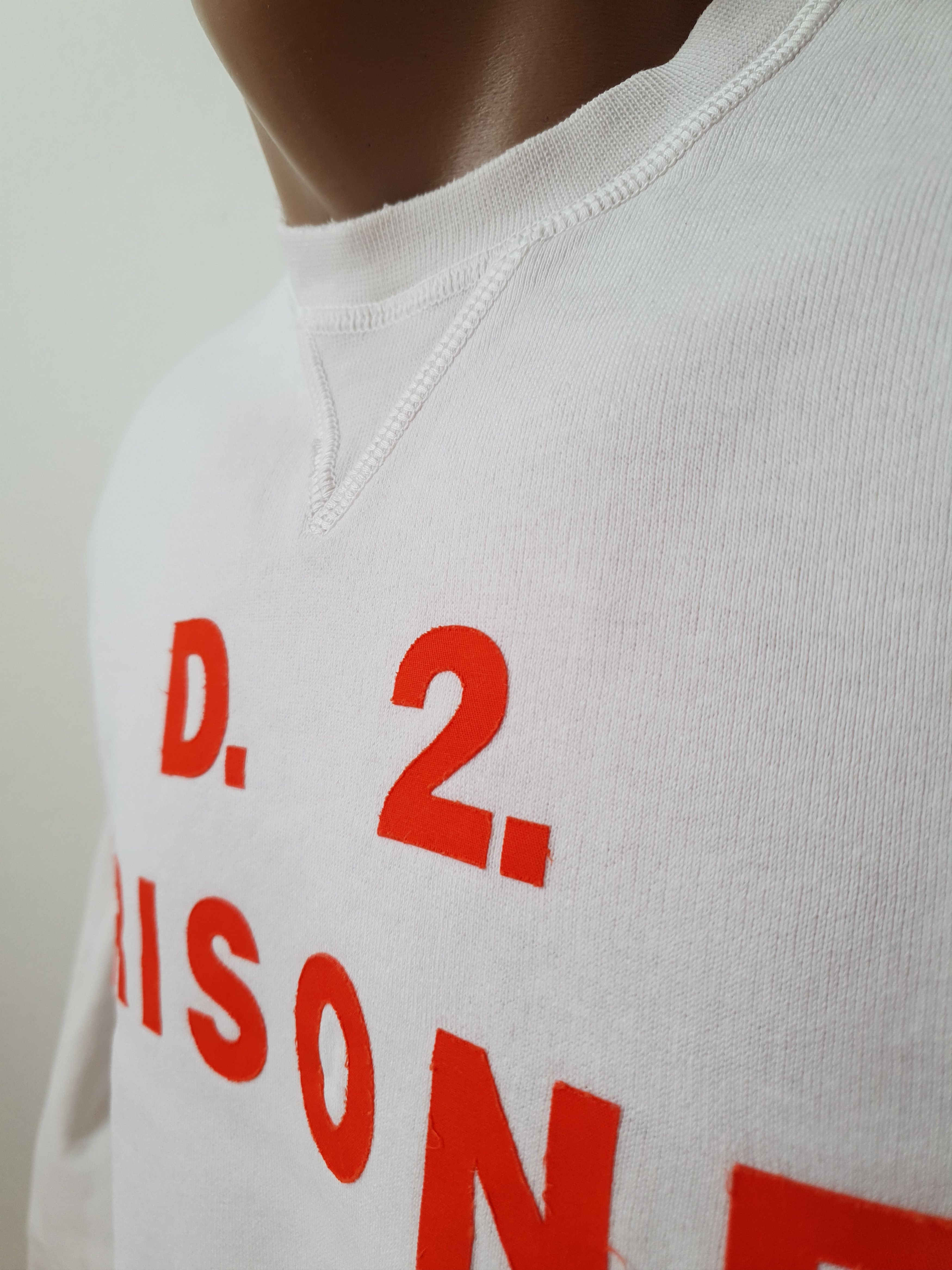 Dsquared2 Dsquared2 Sweatshirt White Hoodie Size M Made in Italy Size US M / EU 48-50 / 2 - 2 Thumbnail