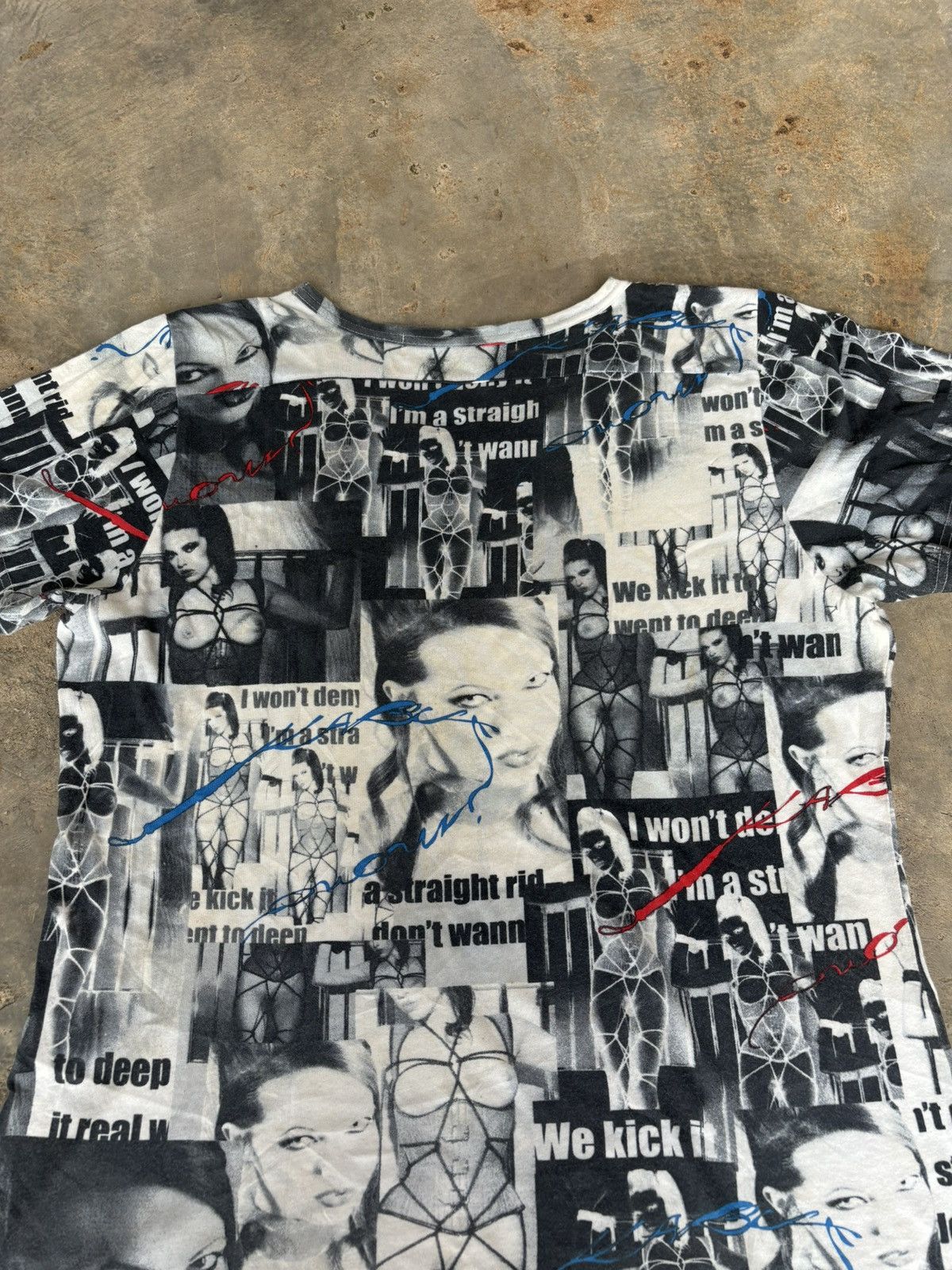 Hysteric Glamour Y2k Sexy Women's Opium Full Print Tshirt Size US M / EU 48-50 / 2 - 4 Thumbnail