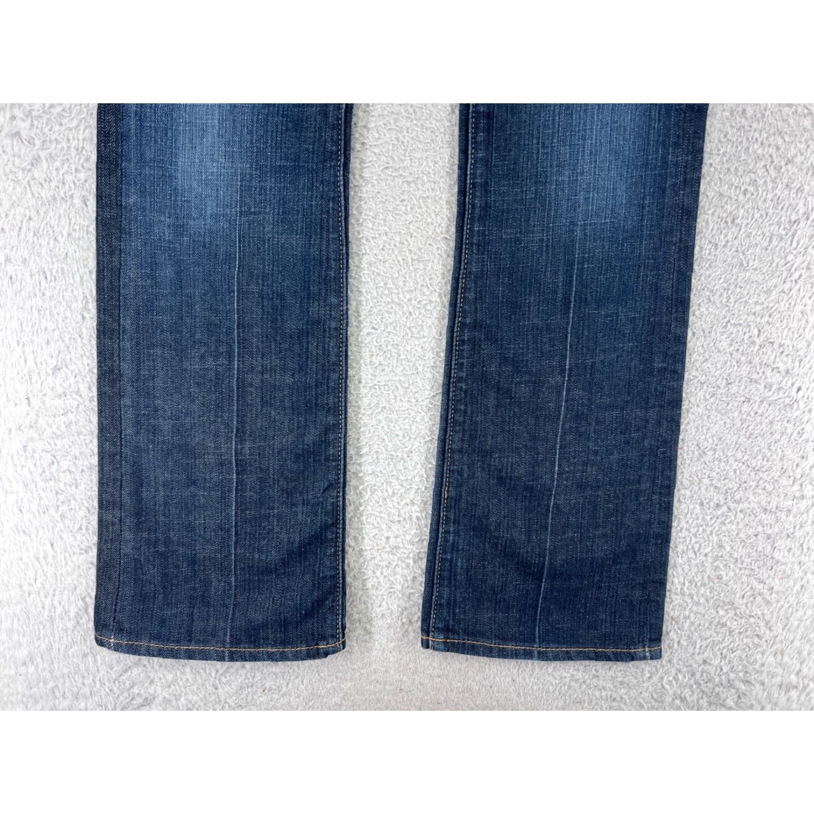 Old Navy VINTAGE Old Navy Jeans Women 6 Blue Denim Bootcut 30 In Inseam Regular Stretch Slimming 5-Pocket Design Cotton Blend Blue Womens Jeans Size 28" / US 6 / IT 42 - 6 Thumbnail