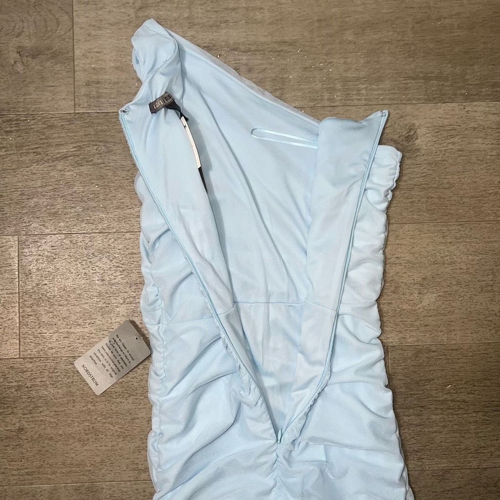 Nordstrom Love x Design Nordstrom Single Shoulder Body-con Ruched Dres Size M / US 6-8 / IT 42-44 - 10 Thumbnail