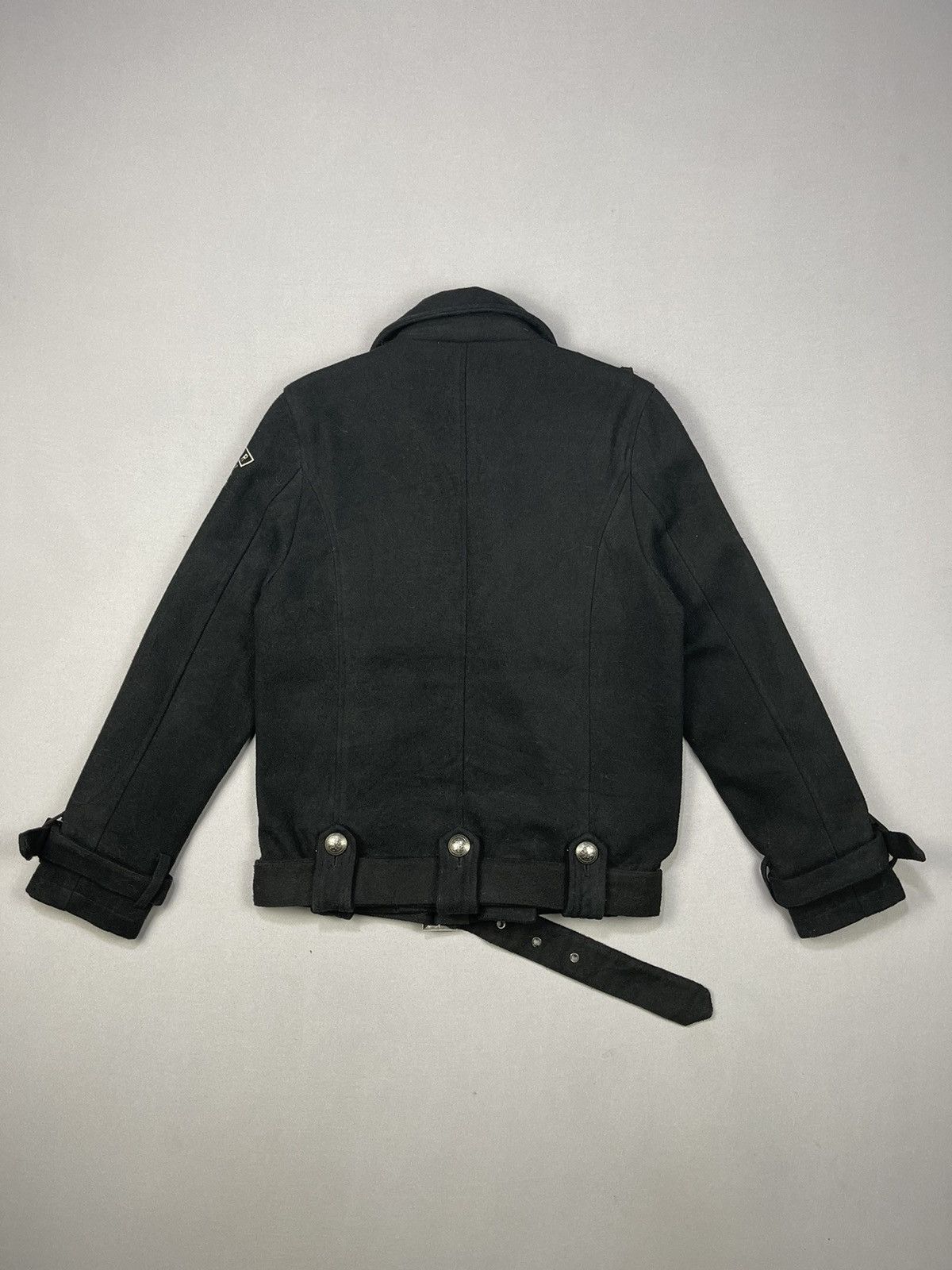 Japanese Brand Skull🔥 DIVINER Double Breasted Wool Biker Jacket Size US M / EU 48-50 / 2 - 5 Thumbnail