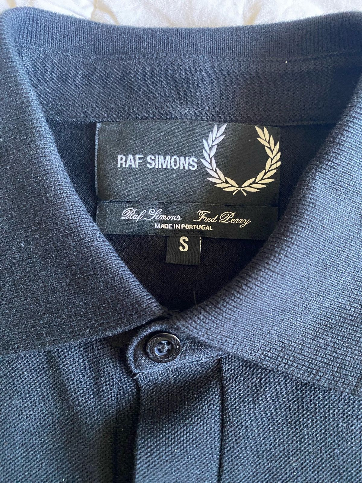 Fred Perry × Raf Simons Raf Simmons X Fred Perry London Antwerp black polo top Size US S / EU 44-46 / 1 - 3 Thumbnail