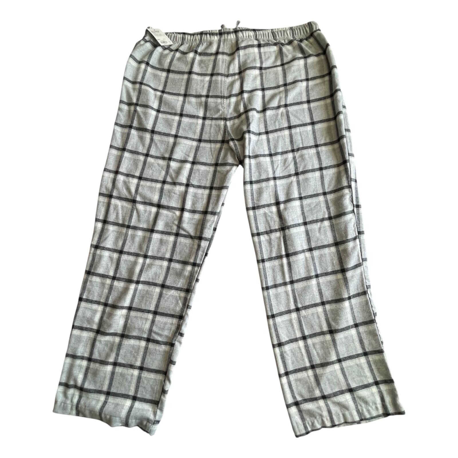 Sonoma Sonoma XXL Gray Plaid Flannel Sleep Lounge Pants NWT Size ONE SIZE - 3 Thumbnail