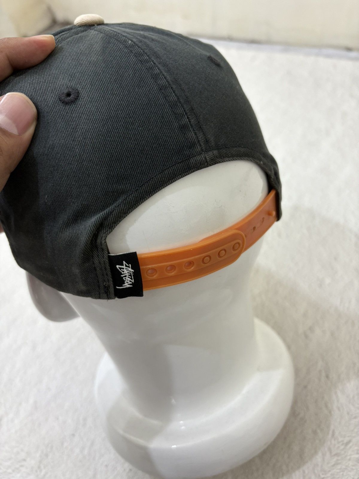 Stussy Stussy embroidery logo snapback Size ONE SIZE - 4 Thumbnail