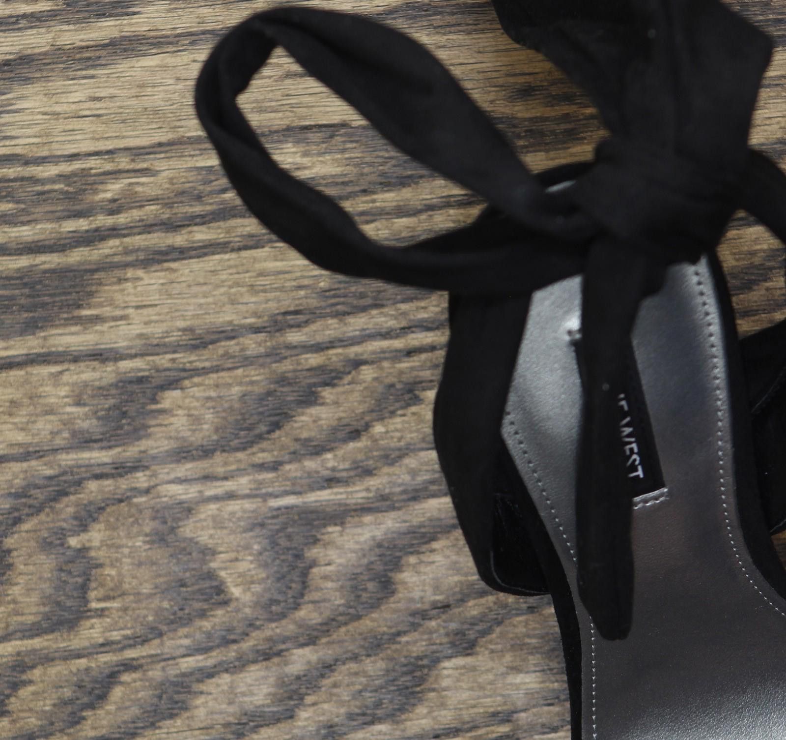 Nine West Nine West Kelsie2 Heeled Sandal Wnkelsie2 Black Suede 9m Size US 9 / IT 39 - 7 Thumbnail