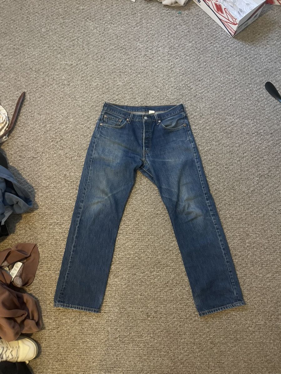 Levi's Levi’s Dark Blue 501 34 Size US 34 / EU 50 - 1 Thumbnail