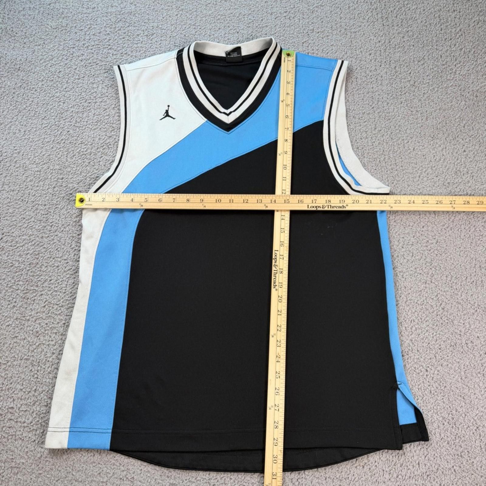 Jordan Brand Jordan 23 Basketball Jersey XL Black Carolina Nike Air Y2K Size US L / EU 52-54 / 3 - 3 Thumbnail
