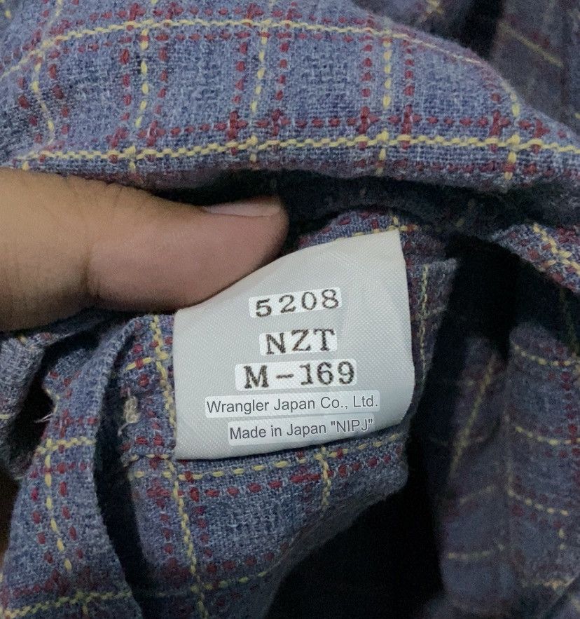 Flannel × Japanese Brand × Wrangler Vintage Wrangler Double Pocket Flannel Size US L / EU 52-54 / 3 - 8 Thumbnail