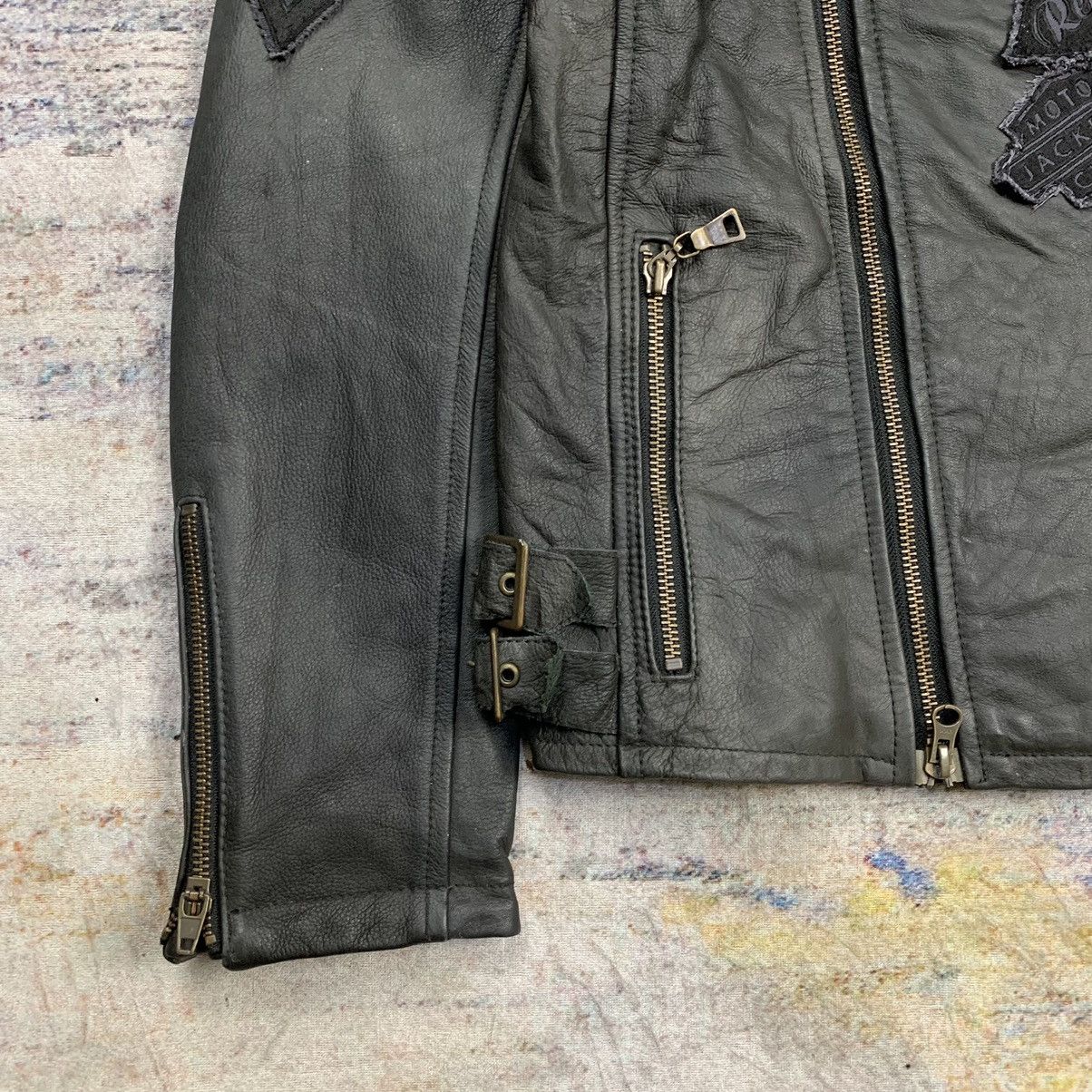 JACKROSE Jackrose patches bikers leather jacket Size US XS / EU 42 / 0 - 6 Thumbnail