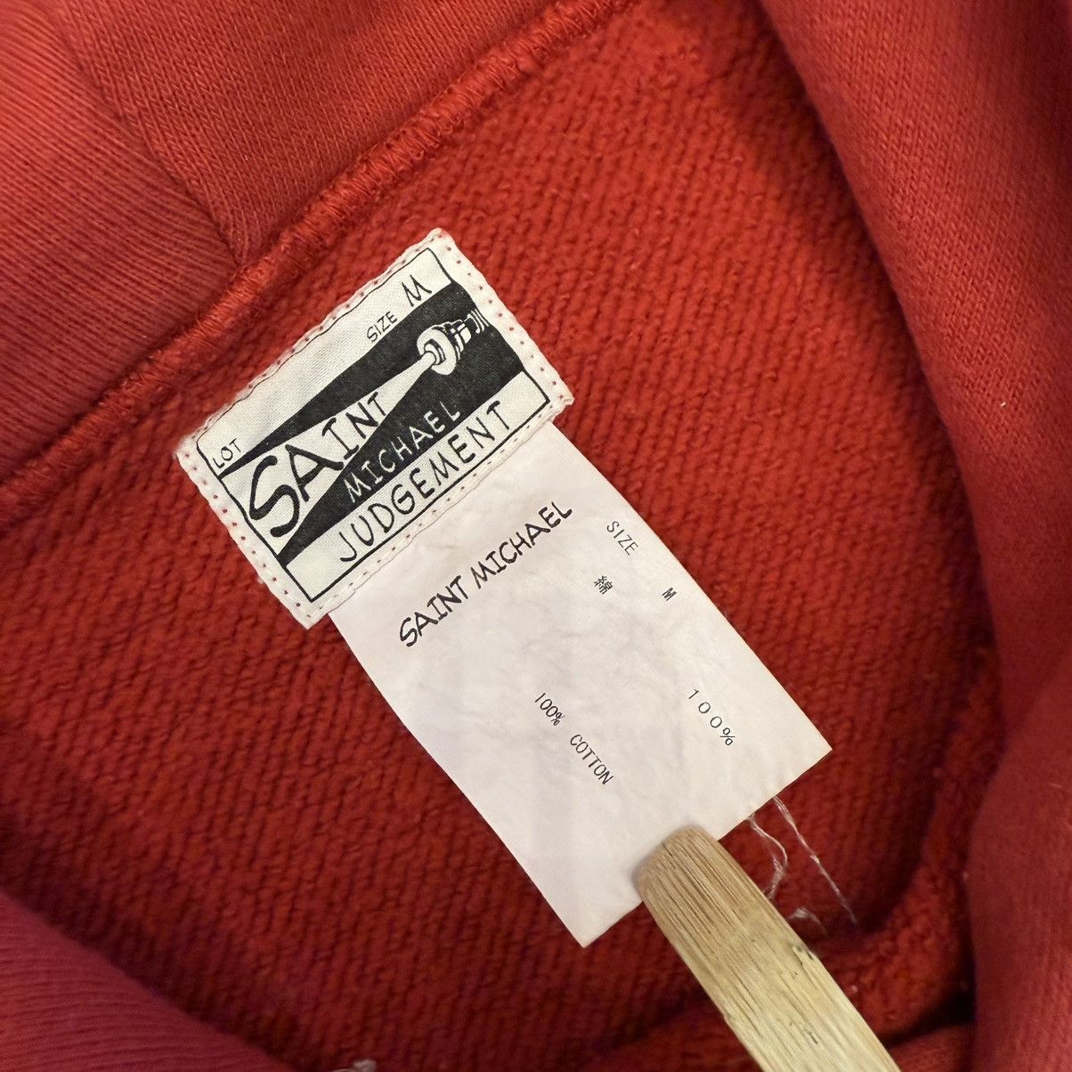 Saint Michael Felt Hoodie Size US M / EU 48-50 / 2 - 4 Thumbnail