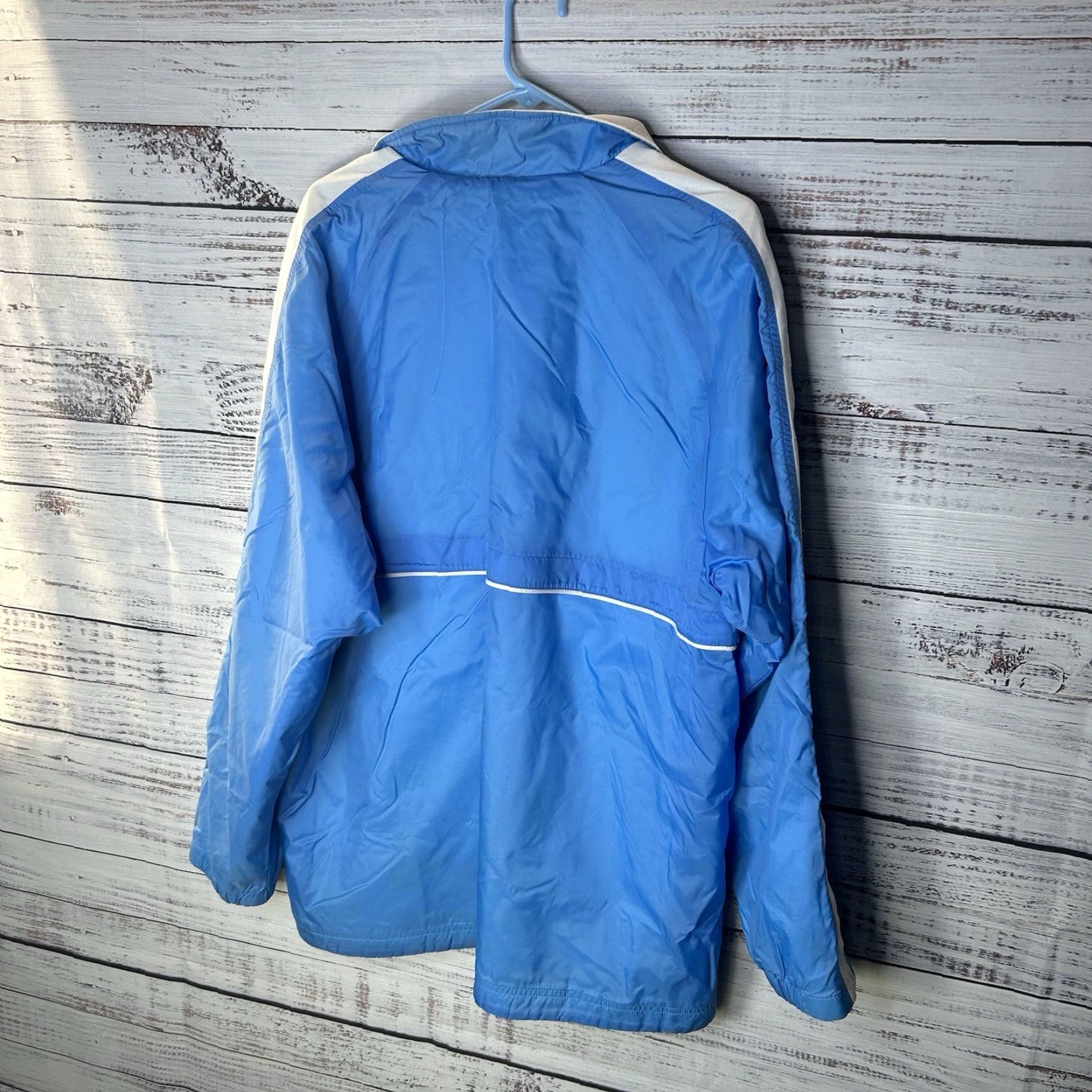 Nike VINTAGE Nike Reversible Jacket Track Coaches Carolina Blue White Oversized Large Size US L / EU 52-54 / 3 - 7 Thumbnail