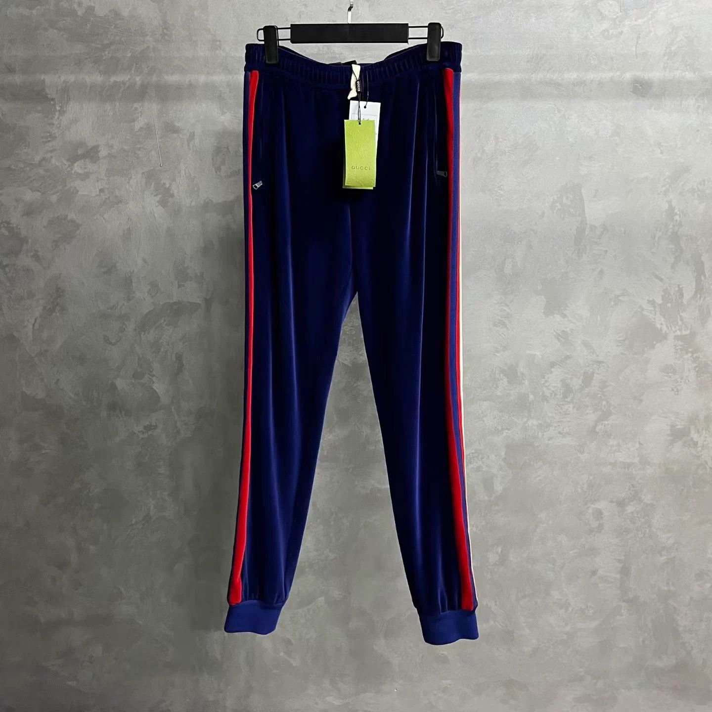 Gucci Gucci dark blue stripe mid-waist casual pants Size US 34 / EU 50 - 1 Thumbnail