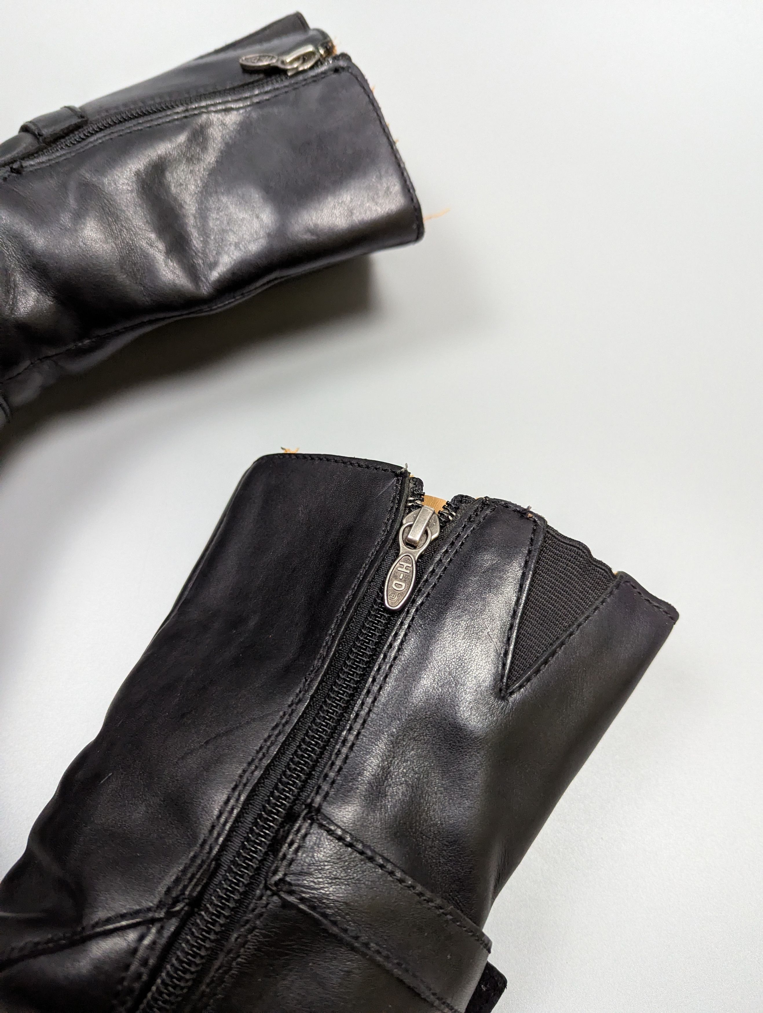 Harley Davidson Harley Davidson Womens VTG Leather Biker Motorcycle Boots Size US 9.5 / IT 39.5 - 7 Thumbnail