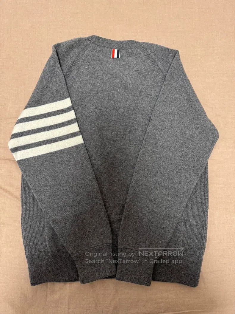 Thom Browne Thom Browne Gray cashmere knit sweater Size US L / EU 52-54 / 3 - 2 Thumbnail
