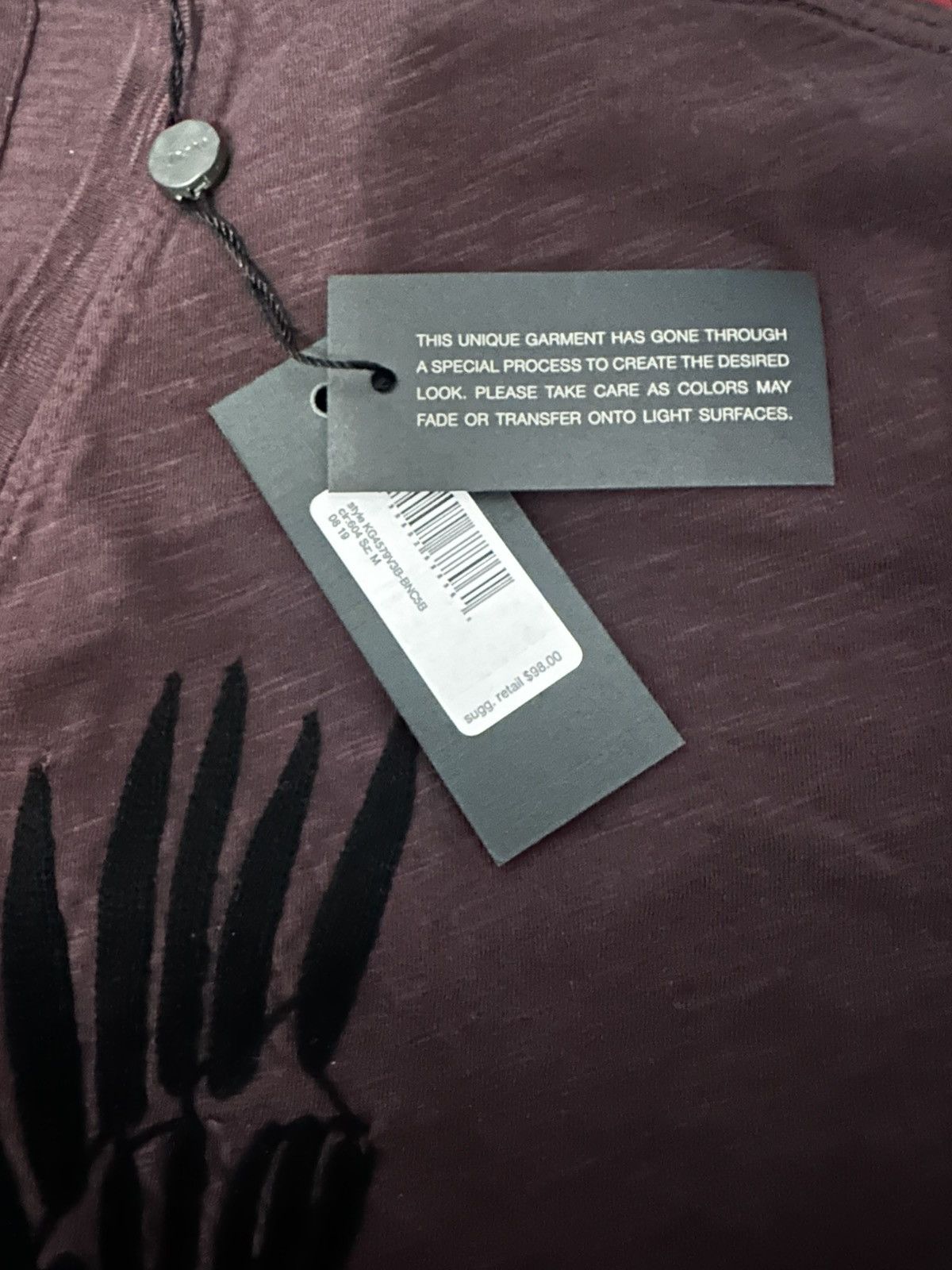 John Varvatos John Varvatos Eagle Lace Stitch V-Neck T-Shirt Size US M / EU 48-50 / 2 - 9 Thumbnail