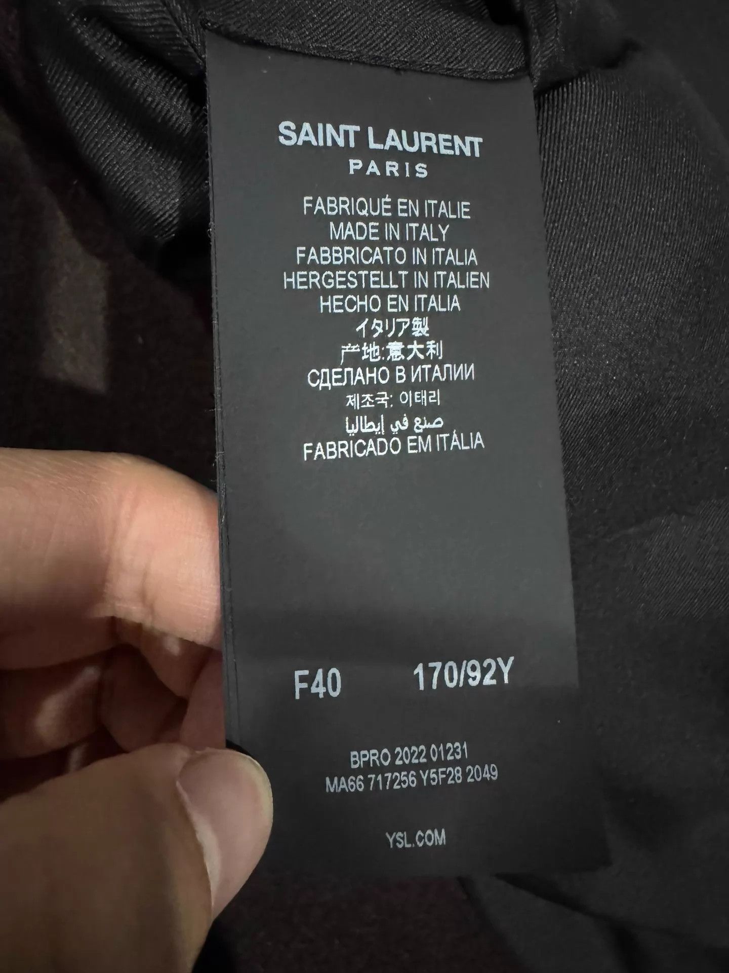 Saint Laurent Paris SAINT LAURENT 100% Cashmere Women's Coat F40 Rose Size M / US 6-8 / IT 42-44 - 7 Thumbnail