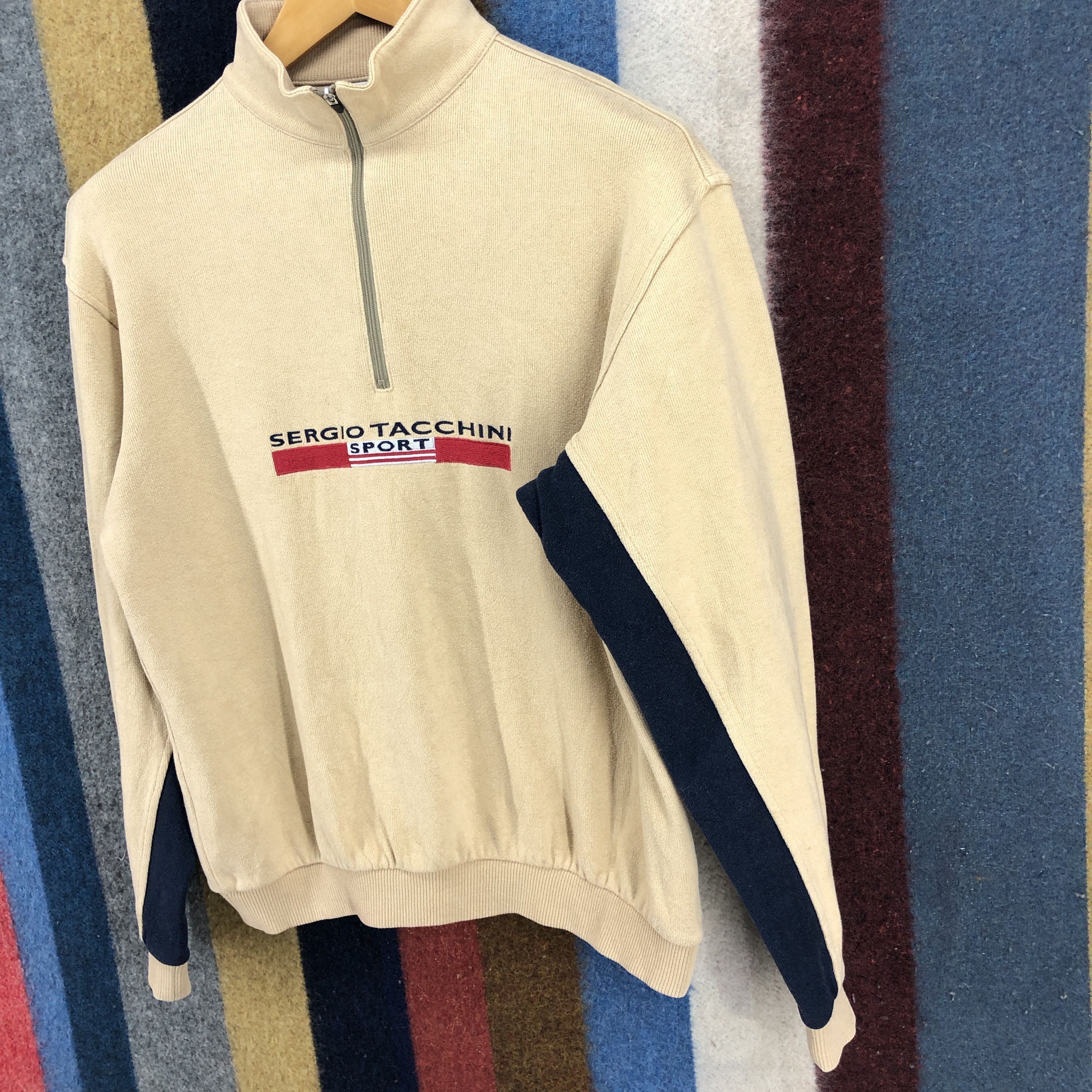 Sergio Tacchini SERGIO TACCHINI SPORT Turtle Neck Sweatshirt #0585/Y Size US S / EU 44-46 / 1 - 4 Thumbnail