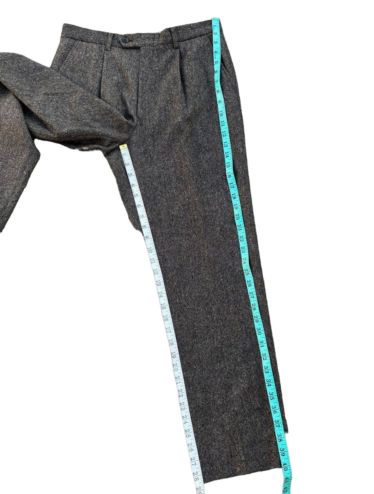 Burberry Vintage Burberry London Salt & Pepper Wool Trouser Pant Size US 32 / EU 48 - 5 Thumbnail