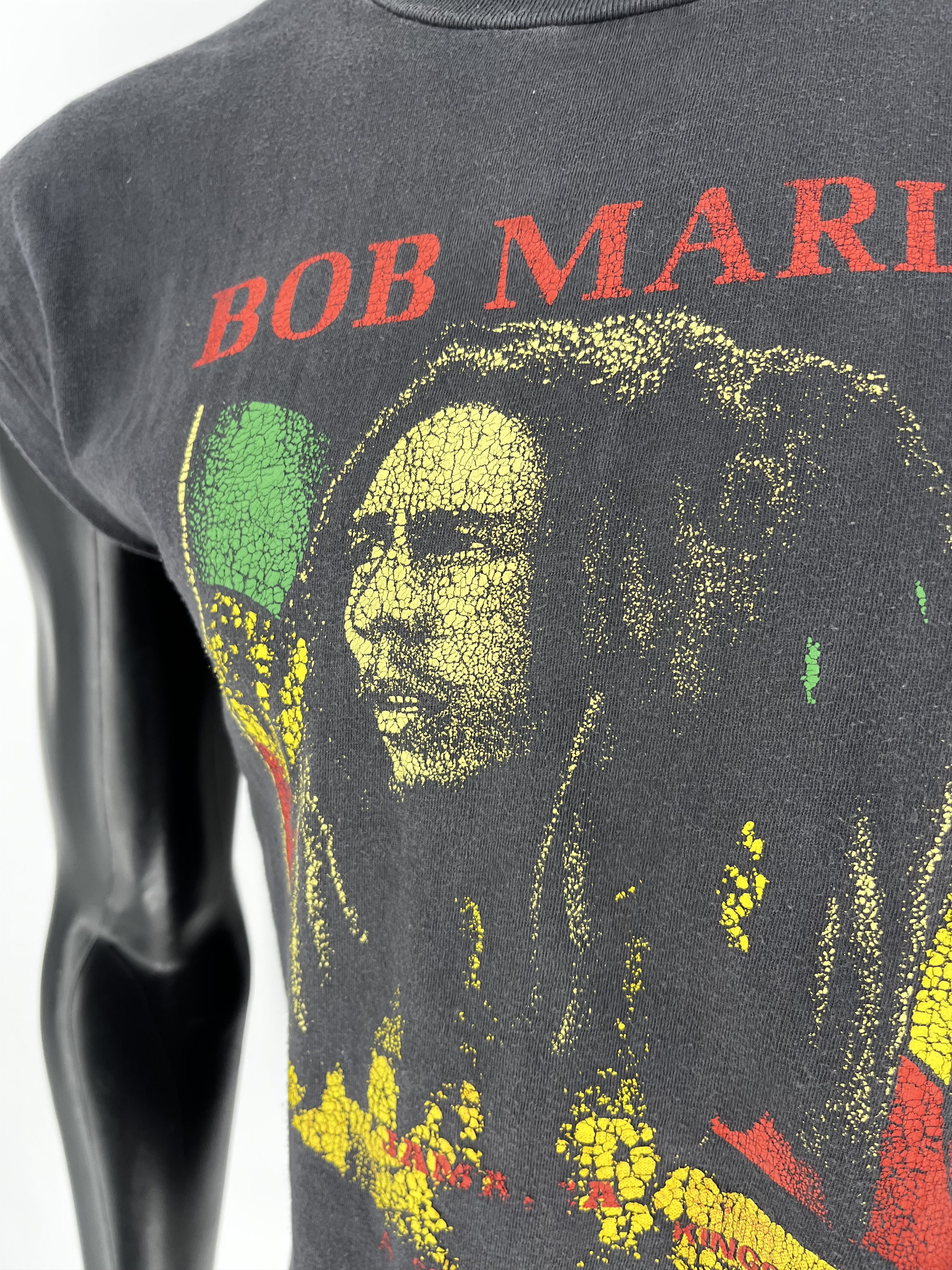Bob Marley Vintage 90s Bob Marley Zion Rootswear Graphic Tshirt Sz M Size US M / EU 48-50 / 2 - 10 Thumbnail