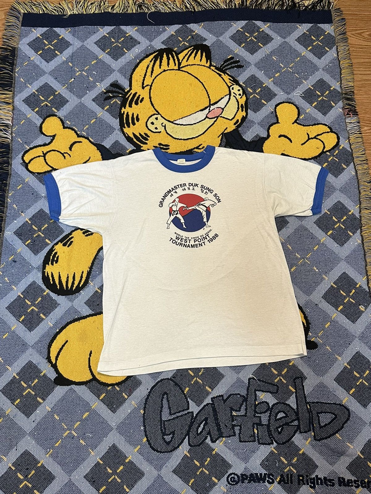 Vintage Vintage 80s Screenstar Tae Kwon Do T-Shirt Size US XL / EU 56 / 4 - 1 Thumbnail