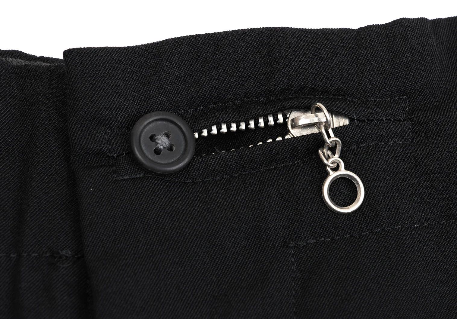 Yohji Yamamoto Yohji Yamamoto Wool Gabardine Zip Trousers Size US 38 / EU 54 - 4 Thumbnail