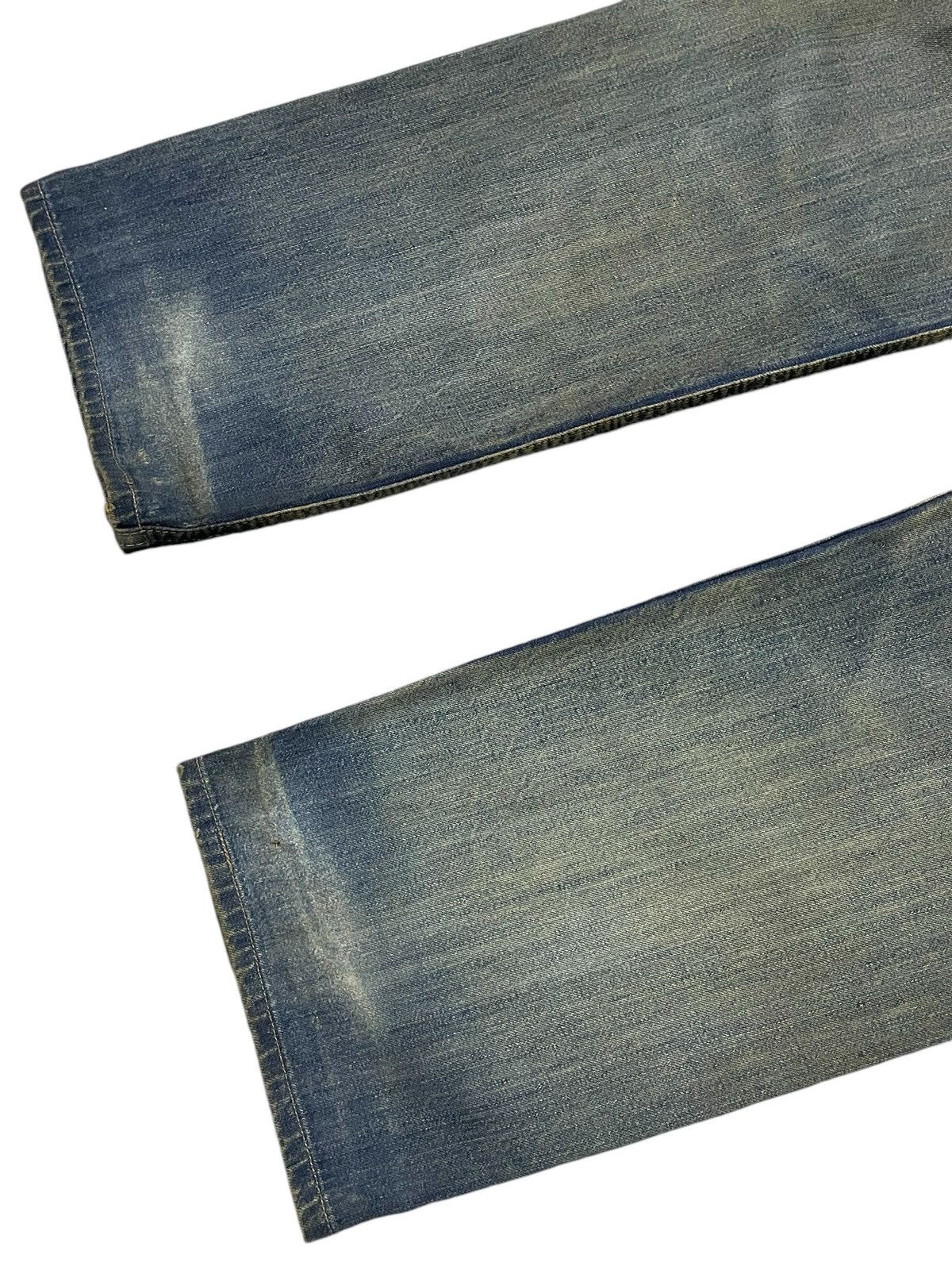 Levi's × Vintage Vintage Levis 504 Distressed Mud Wash Trashed Loose Jeans Size US 30 / EU 46 - 11 Thumbnail