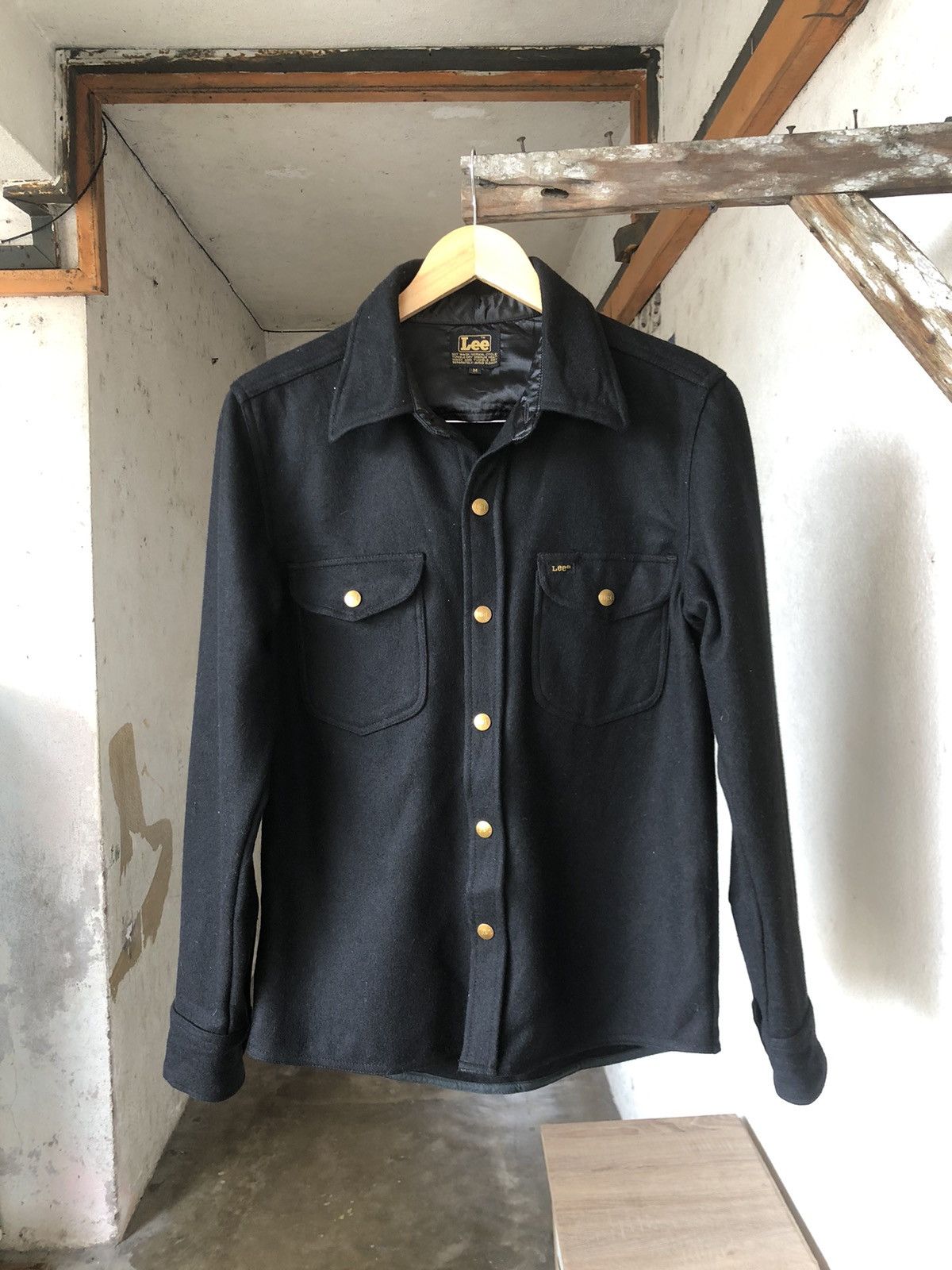 Lee Vintage Lee Wool Blend Western Shirt Size US M / EU 48-50 / 2 - 1 Thumbnail