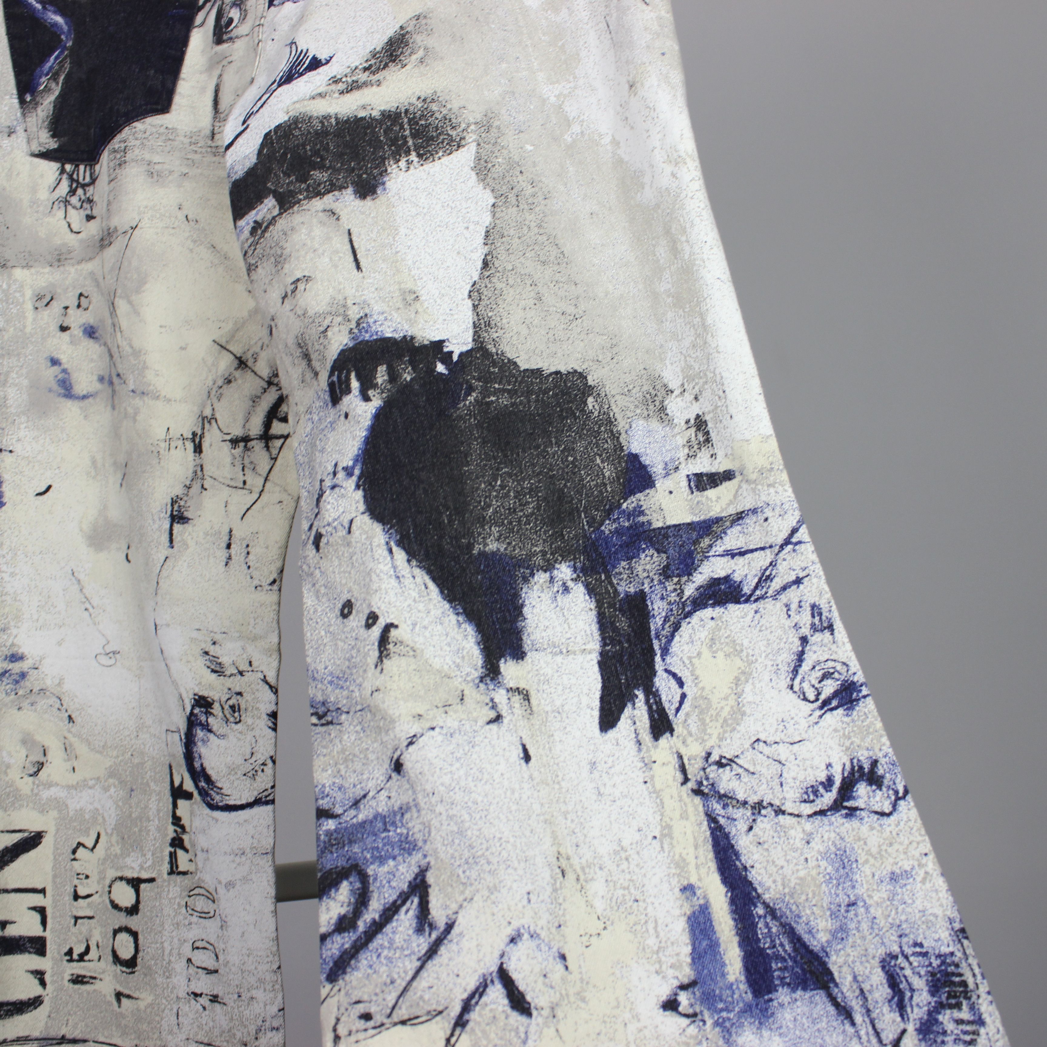 Roberto Cavalli Roberto Cavalli denim napoleon pants printed 32 46 multi Size US 32 / EU 48 - 18 Thumbnail