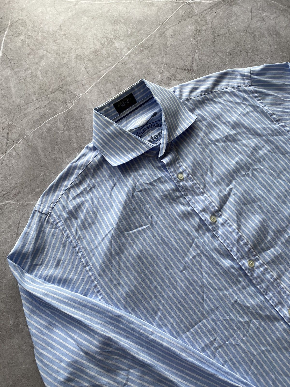 Paul & Shark Rare Paul & Shark Yachting Oxford Collection Shirt Button Up Size US L / EU 52-54 / 3 - 3 Thumbnail